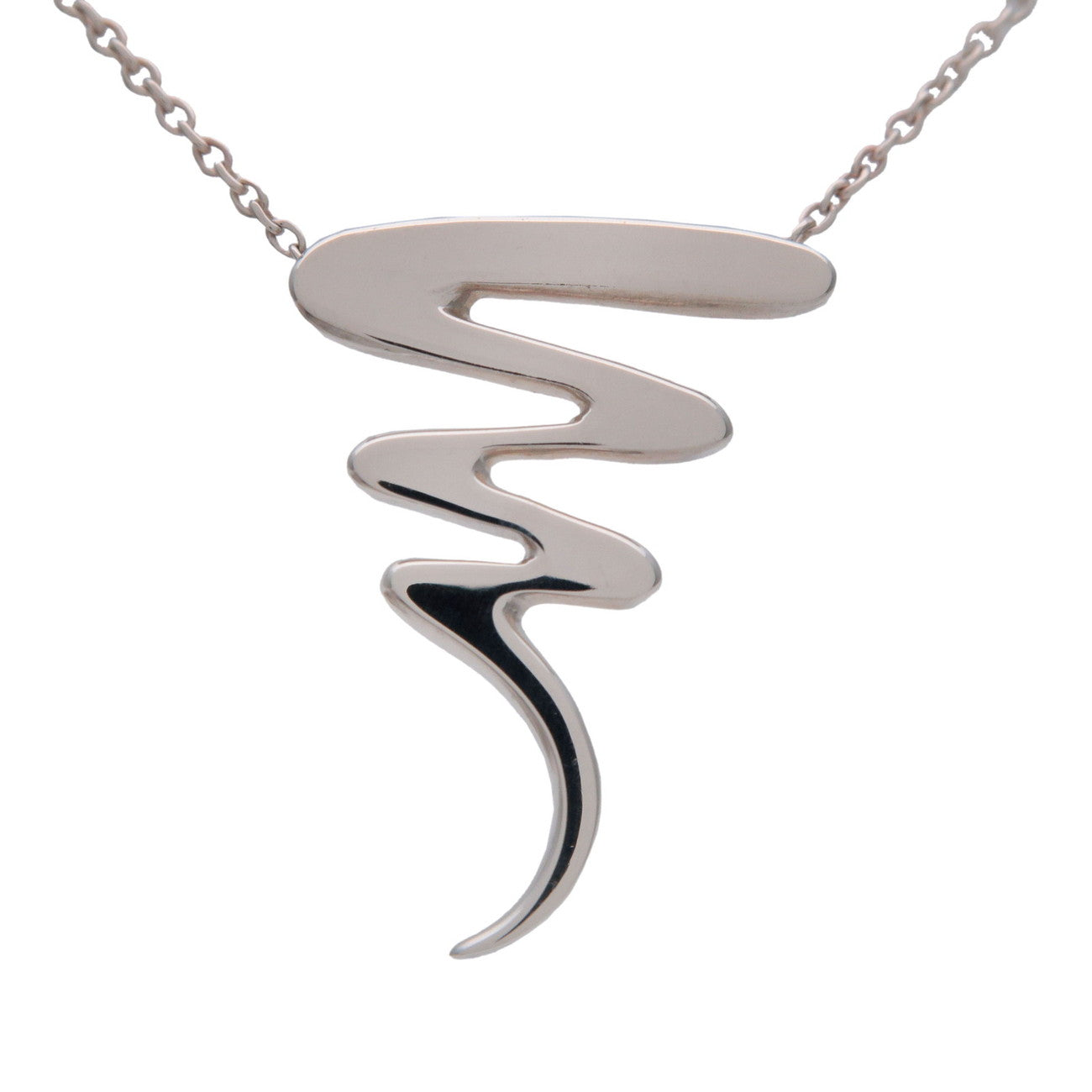 Tiffany & Co Paloma Picasso Scribble Necklace SV925 Silver