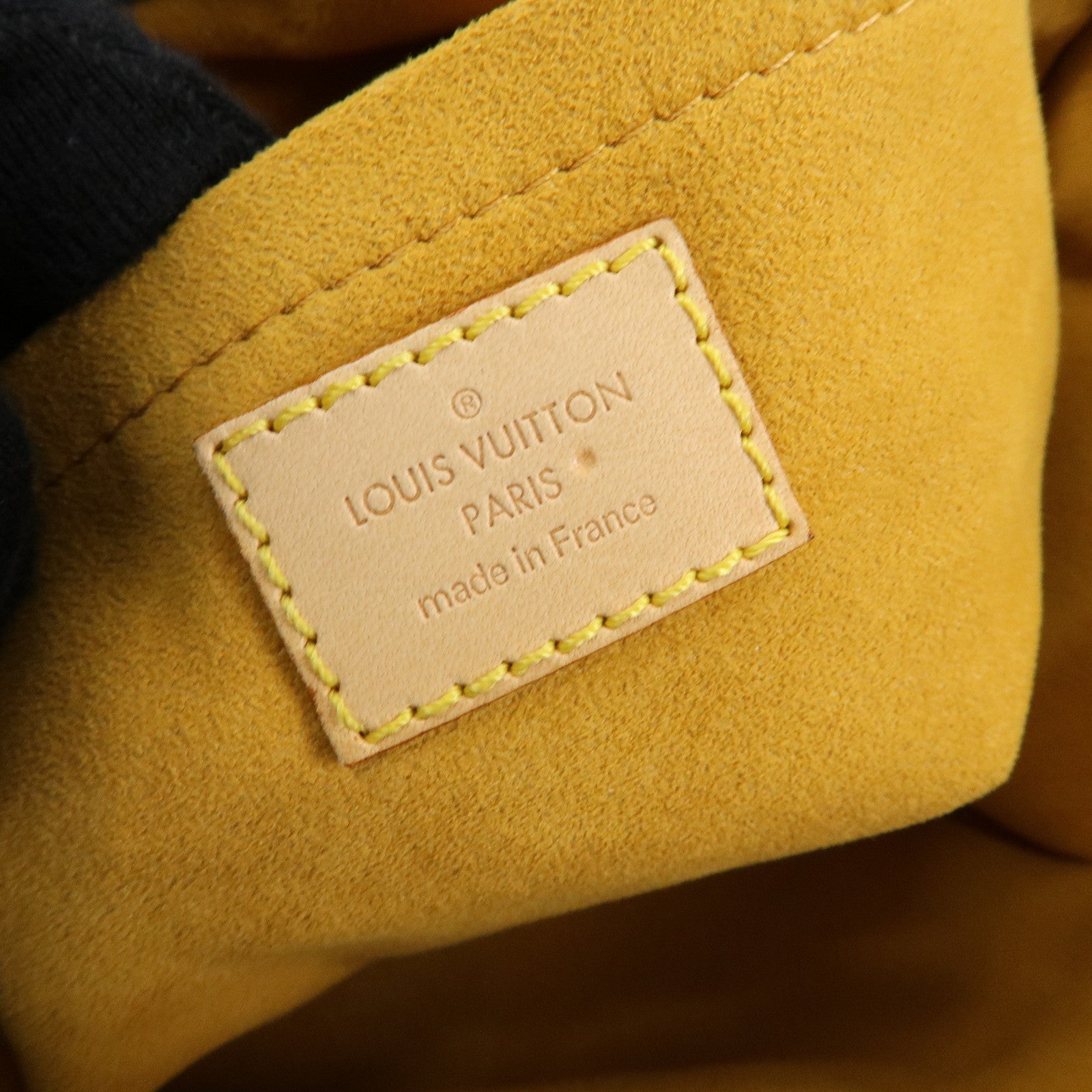 Louis Vuitton Monogram Denim Flat Shopper Tote Bag Blue M95018