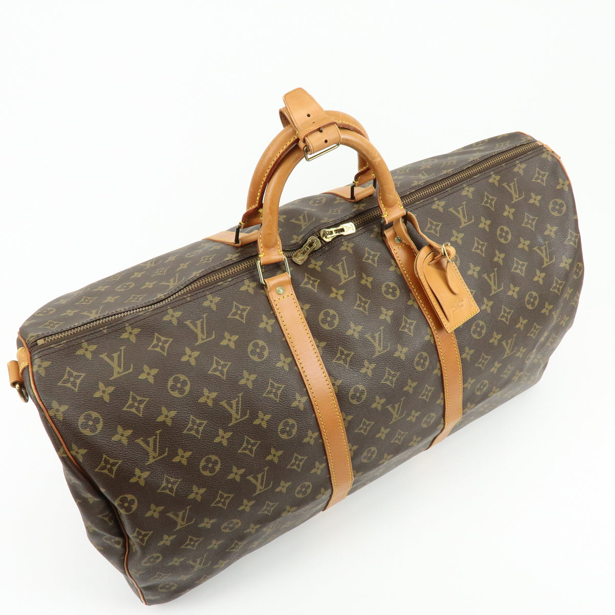Louis Vuitton Monogram Keep All Bandouliere 60 Boston Bag M41412
