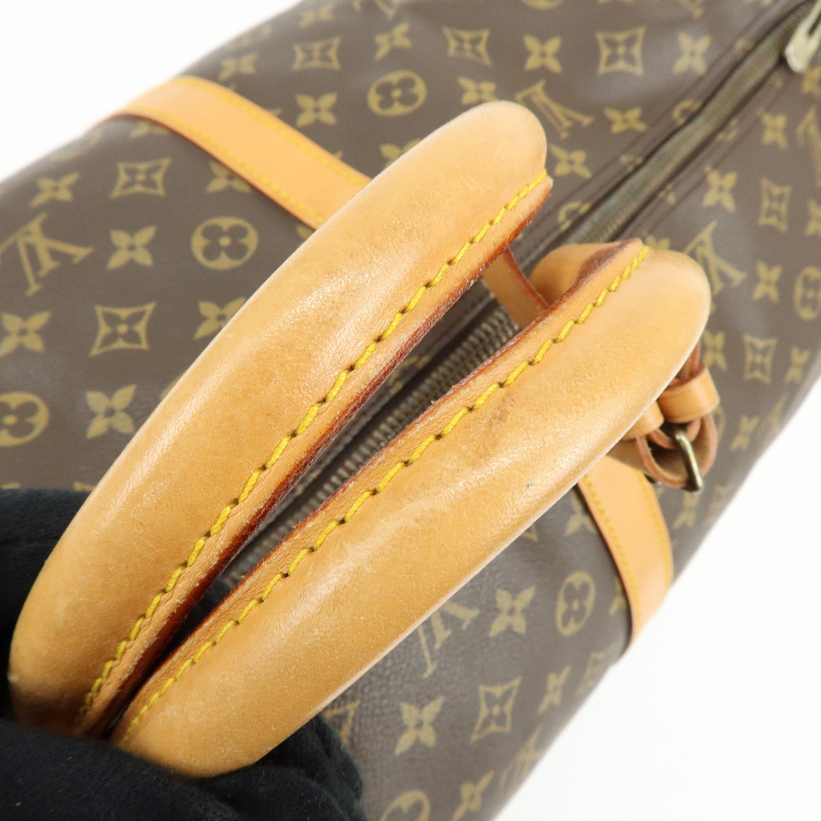 Louis Vuitton Monogram Keep All Bandouliere 60 Boston Bag M41412