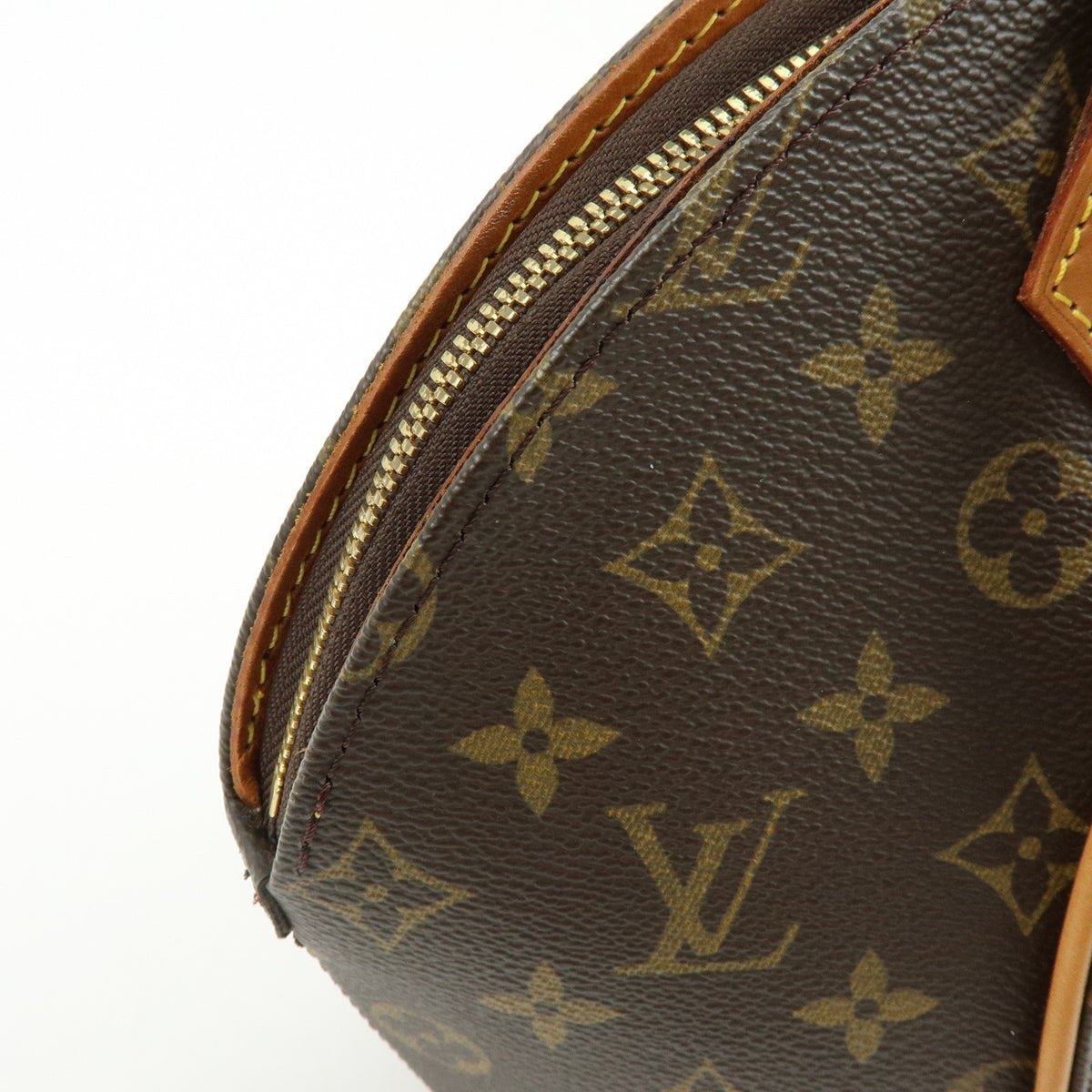 Louis Vuitton Monogram Ellipse PM Hand Bag Brown M51127
