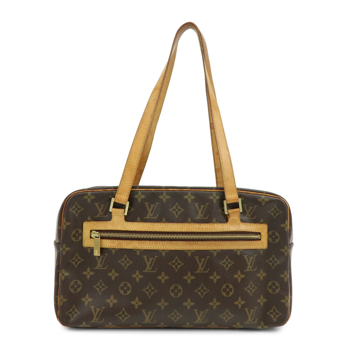 Louis Vuitton Monogram Cite GM Shoulder Bag Boston Bag Brown M51181