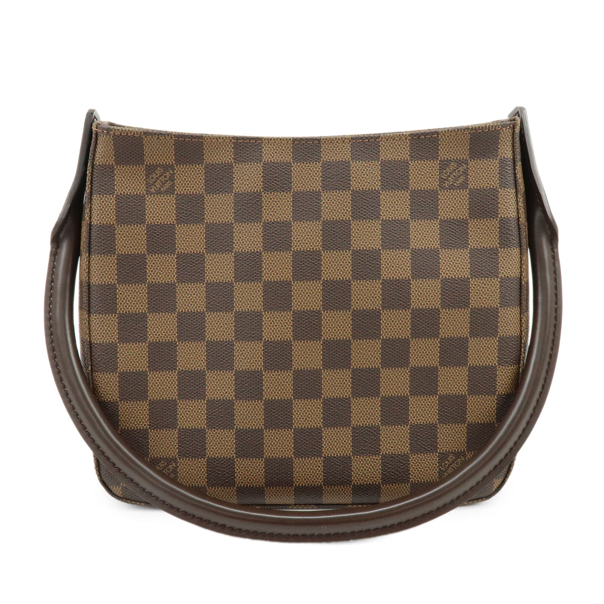 Louis Vuitton Damier Ebene SPO Looping MM Shoulder Bag Brown N51157