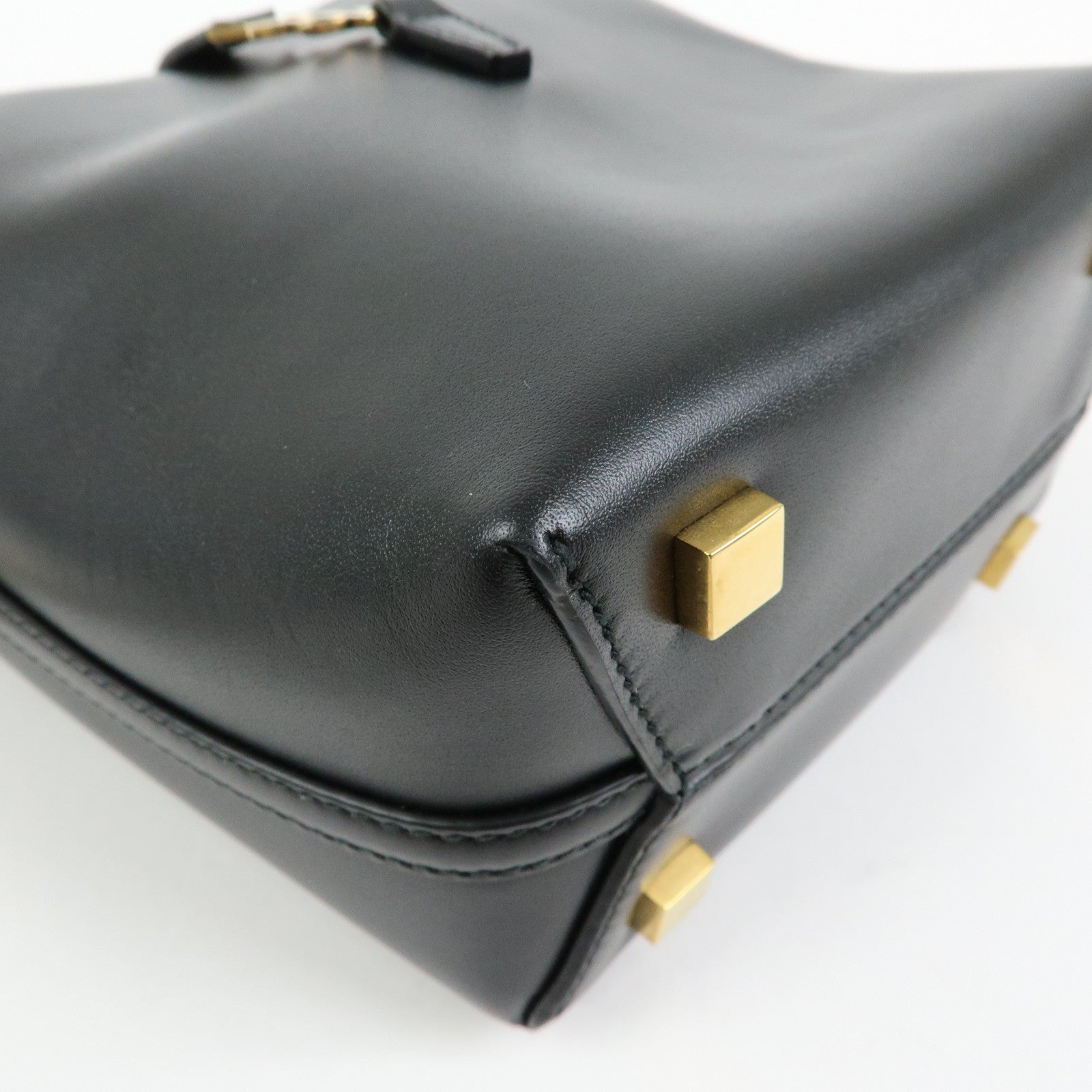 SAINT LAURENT PARIS Cassandra LE 37 Calf Leather 2WAY Mini Bucket Bag