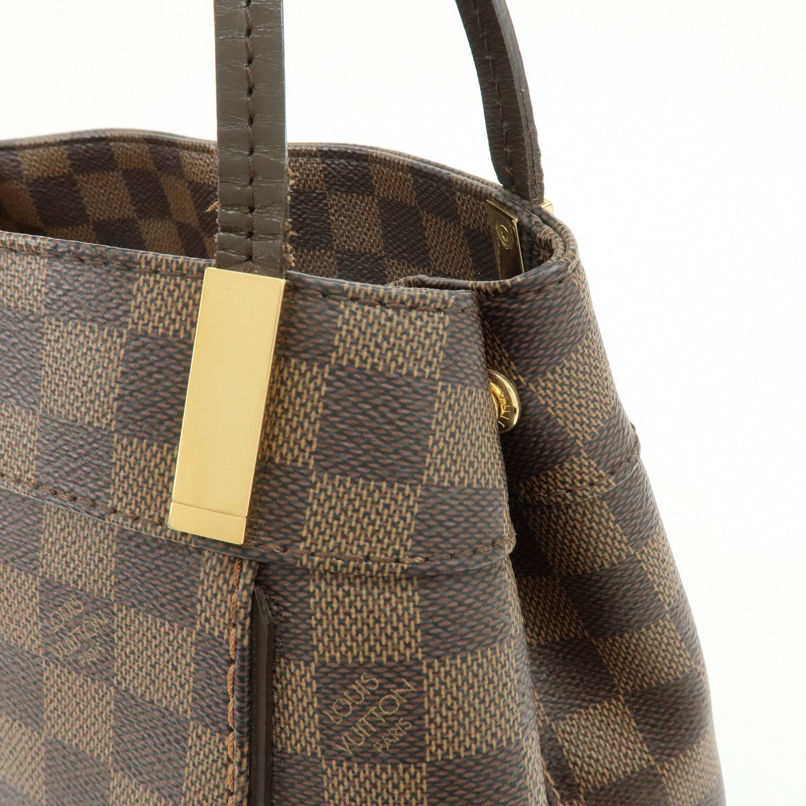 Louis Vuitton Damier Ebene Marylebone PM Shoulder Bag Brown N41215