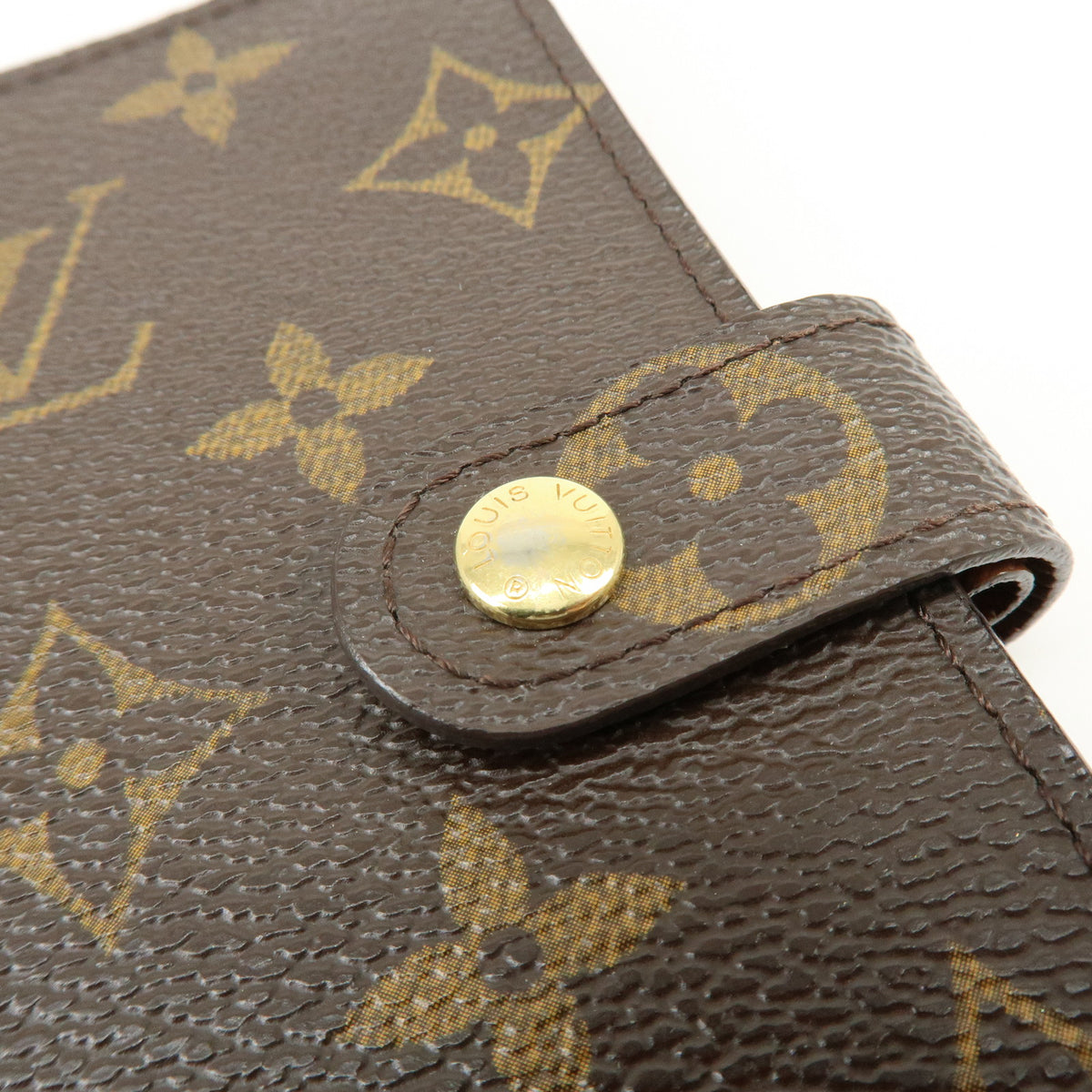 Louis Vuitton Monogram Agenda PM Planner Cover Brown R20005