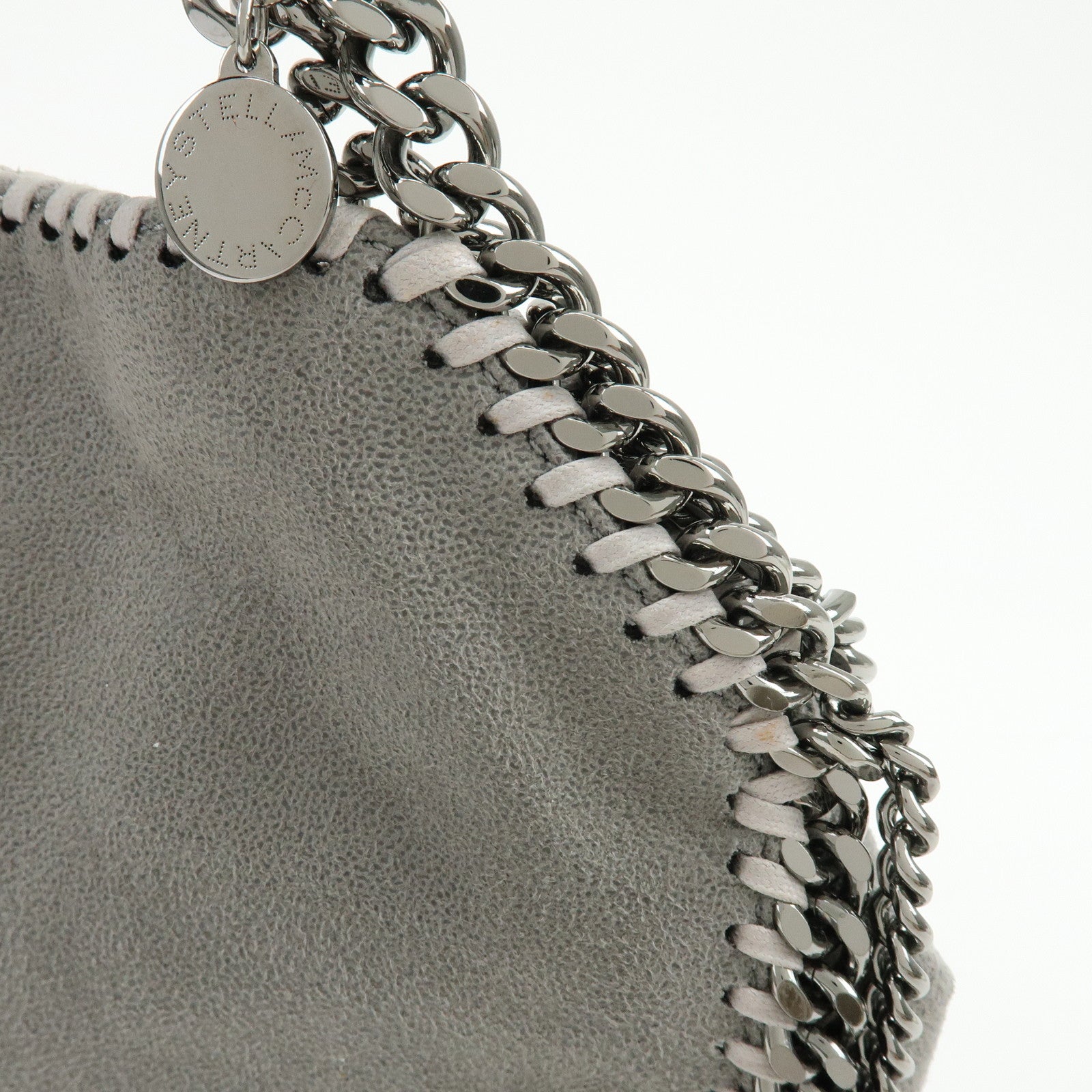 STELLA MCCARTNEY Falabella Faux Leather 2Way Bag Grey 371223