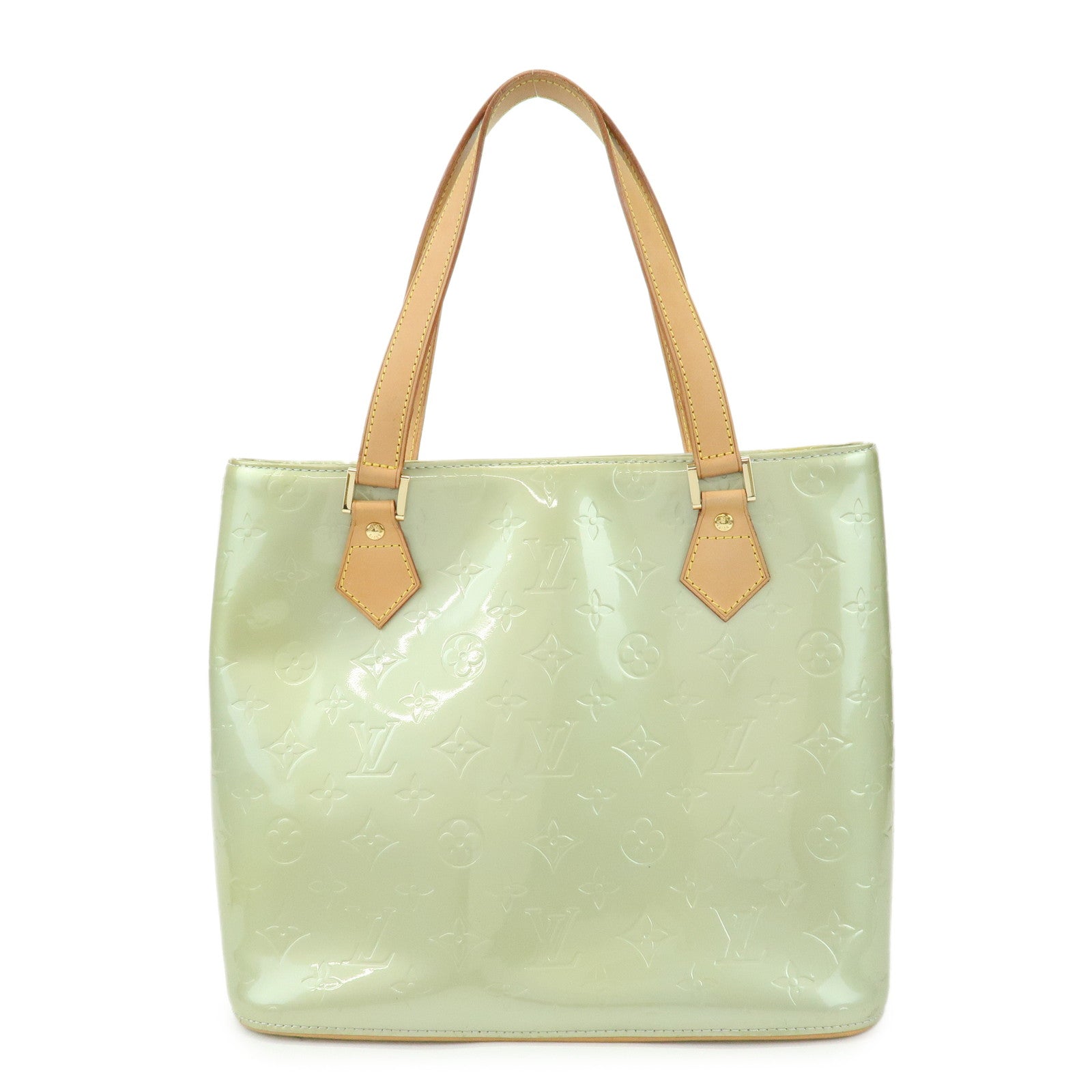 Louis Vuitton Monogram Vernis Houston Hand Bag Gris M91053