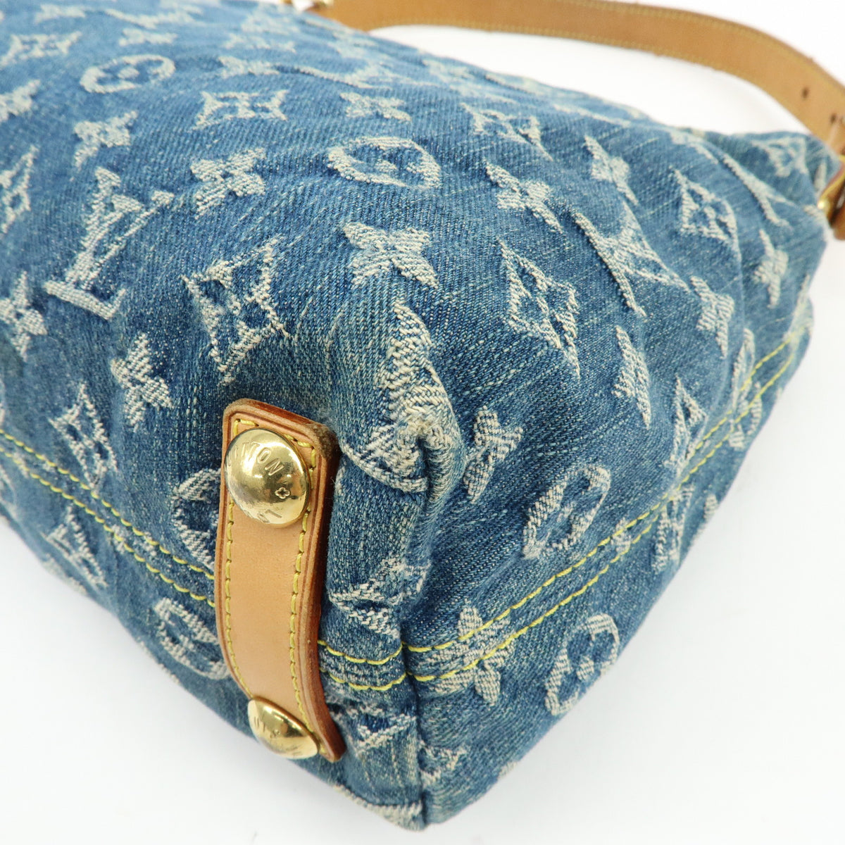 Louis Vuitton Monogram Denim Baggy PM 2Way Bag Shoulder Bag M95049