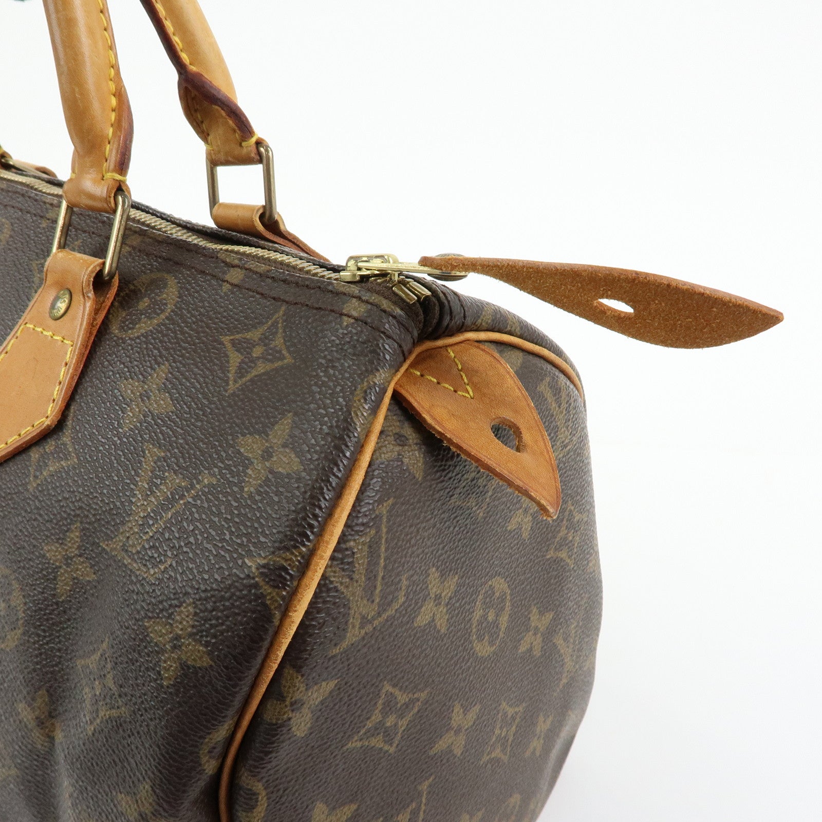 Louis Vuitton Monogram Speedy 30 Boston Bag Hand Bag Brown M41526