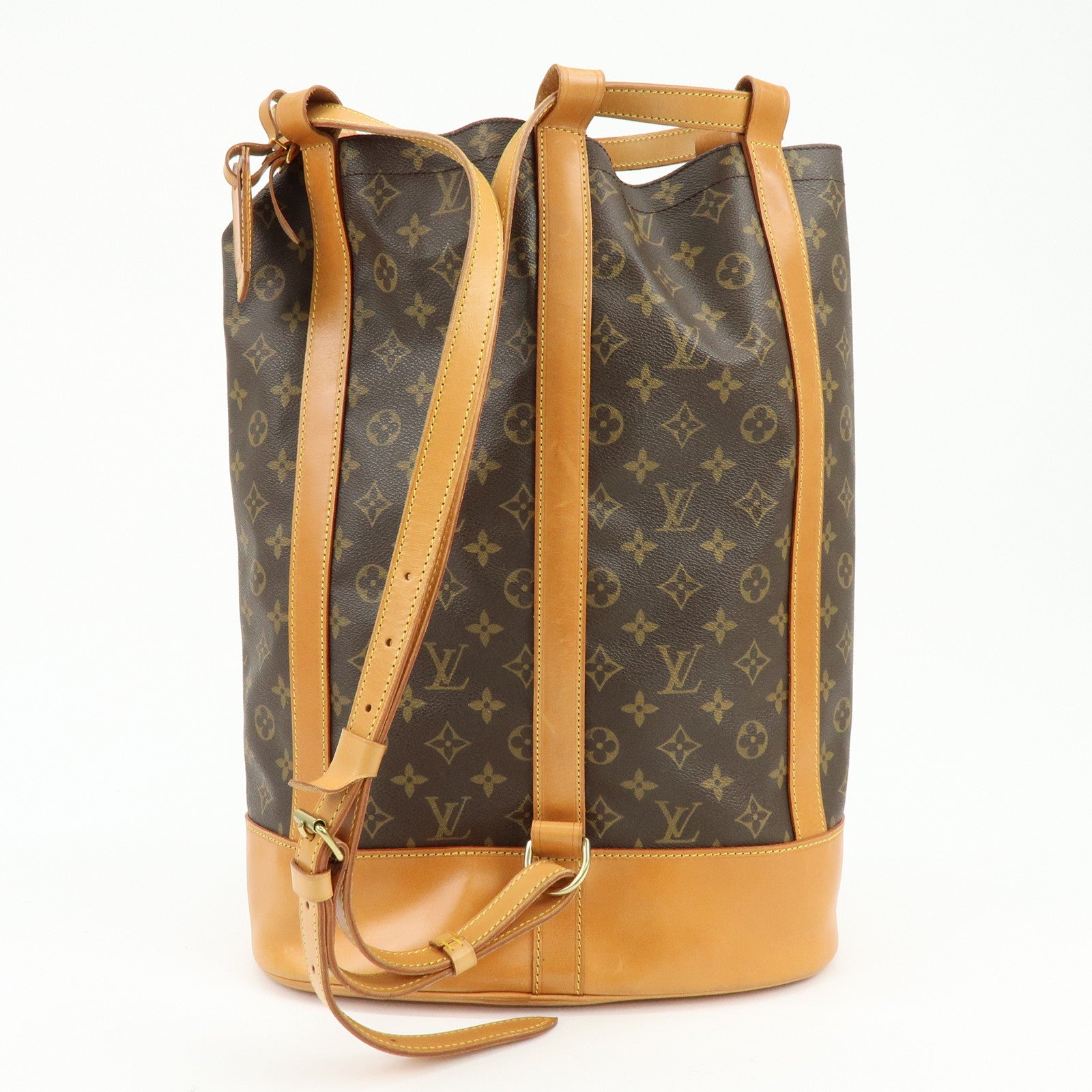 Louis Vuitton Monogram Randonnee GM Shoulder Bag Brown M42244