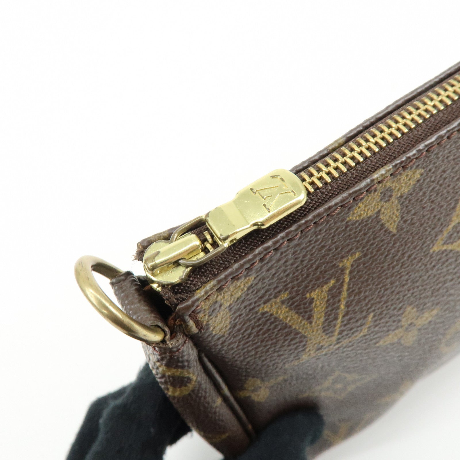 Louis Vuitton Monogram Canvas Set of 2 Pochette Accessoires Pouch Brown