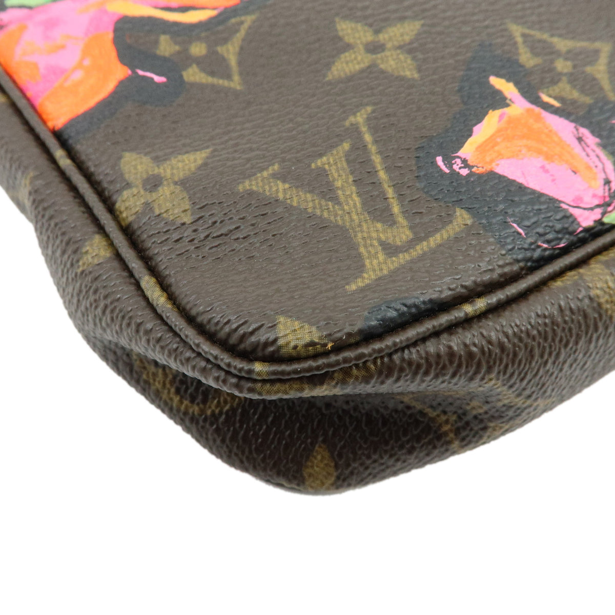 Louis Vuitton Monogram Rose Pochette Accessoires Pouch Brown M48615