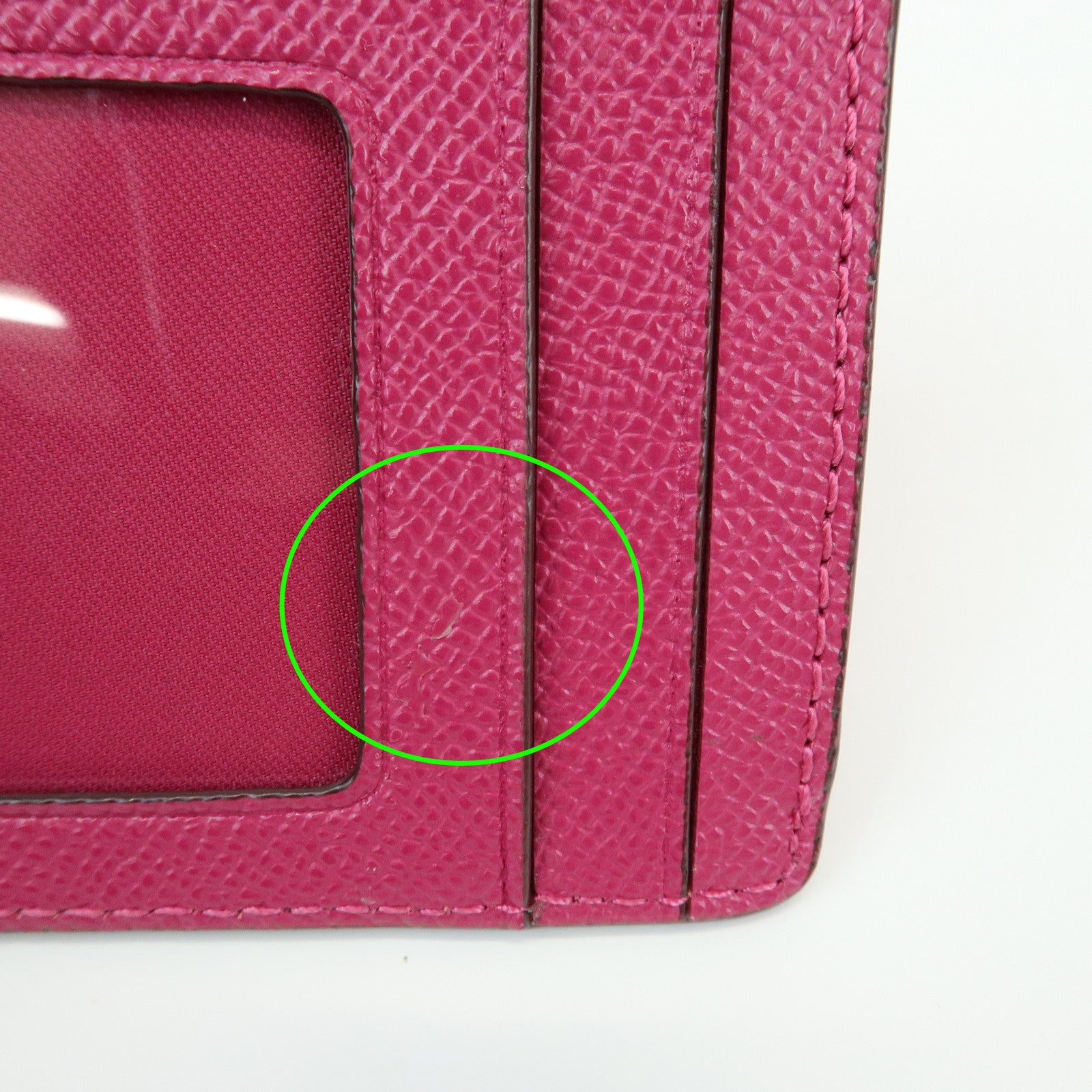 COACH Set of 2 Signature PVC Leather Compact Wallet Coin Case