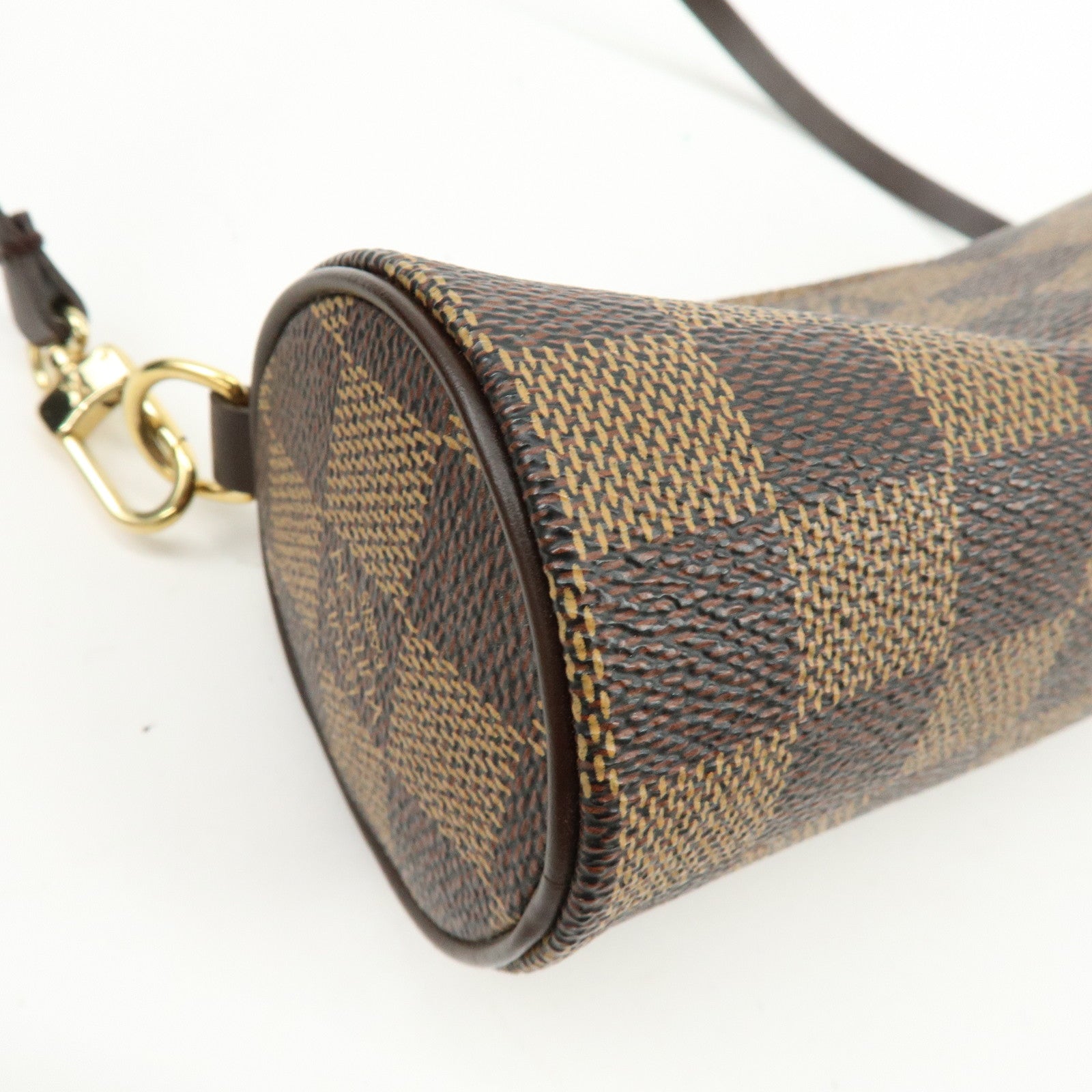 Louis Vuitton Damier Mini Pouch for Papillon Bag Brown Damier Ebene