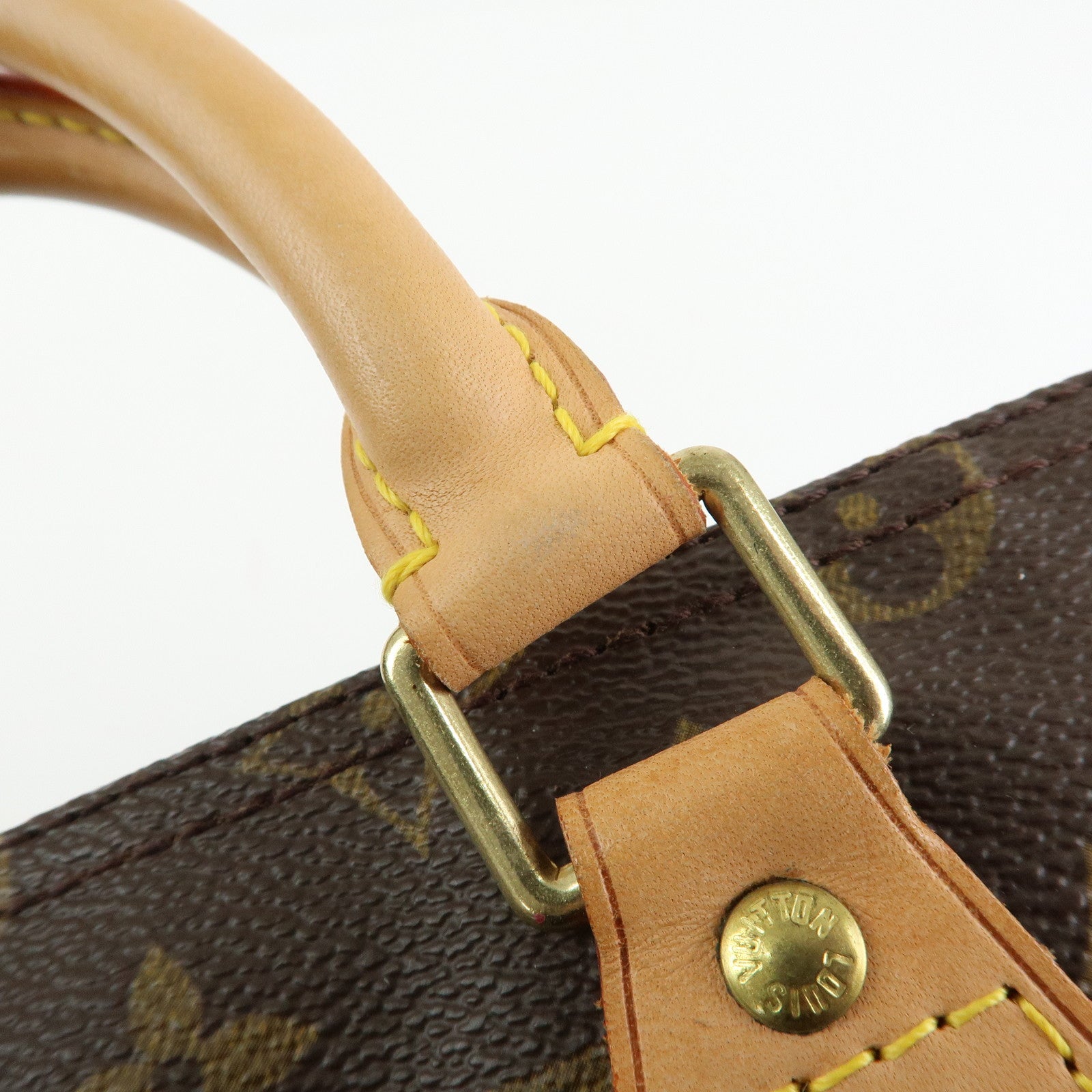 Louis Vuitton Monogram Speedy 35 Boston Bag Hand Bag Brown M41524