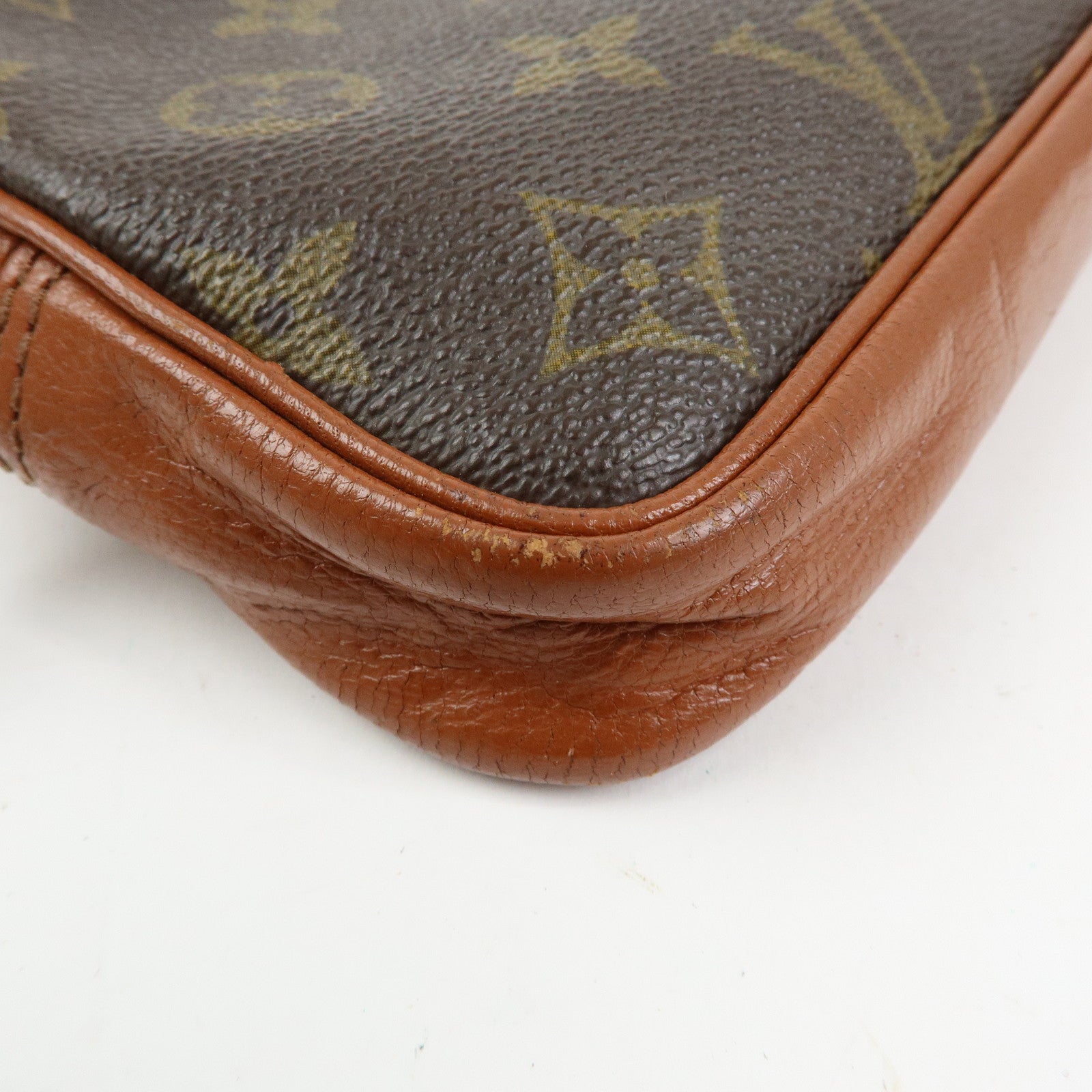 Louis Vuitton Monogram Pochette Marly Bandouliere Bag Brown M51828