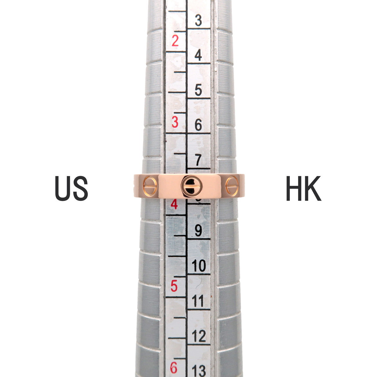 Cartier Mini Love Ring K18 750YG #46 US3.75 EU46 HK7.5