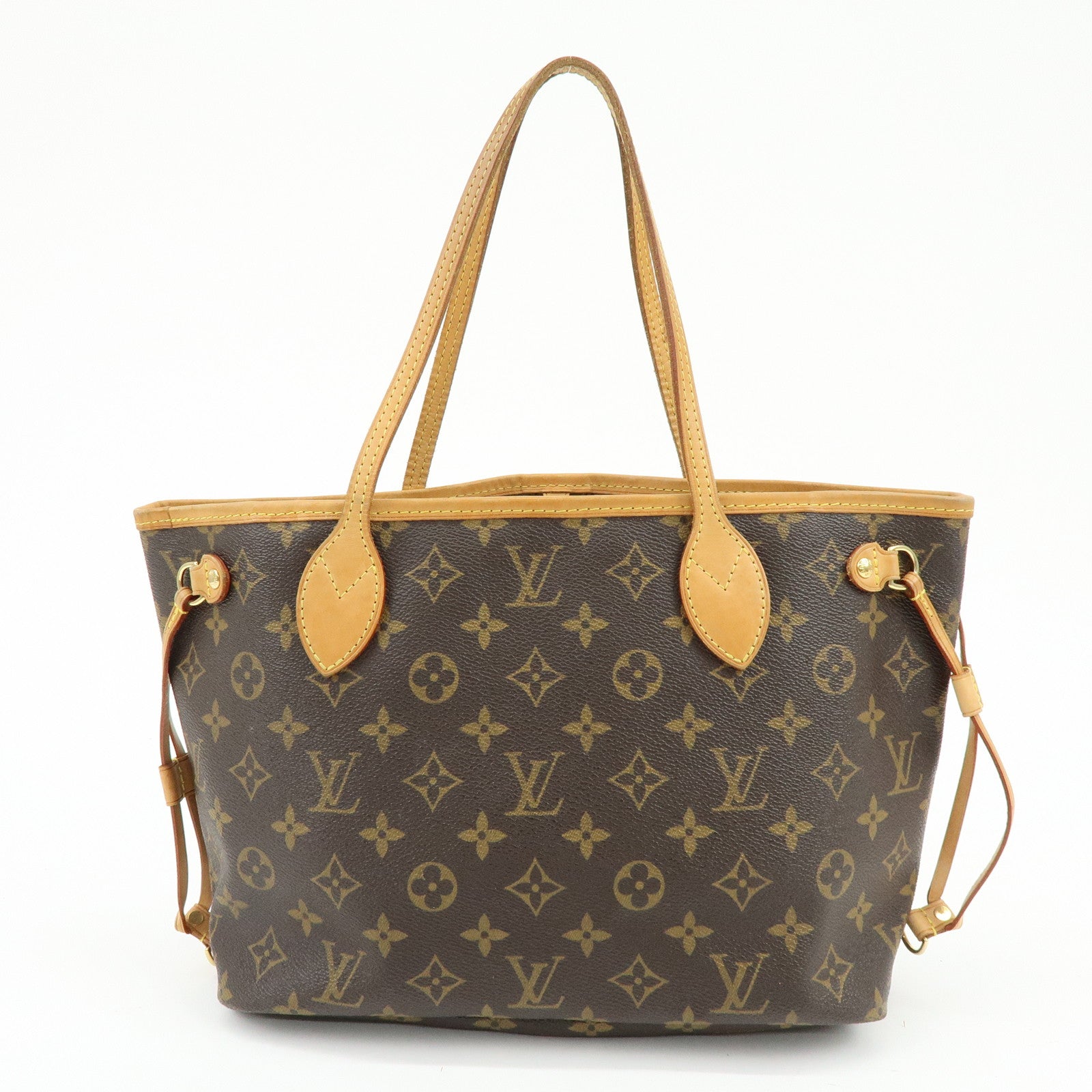 Louis Vuitton Monogram Neverfull PM Tote Bag Hand Bag Brown M40155