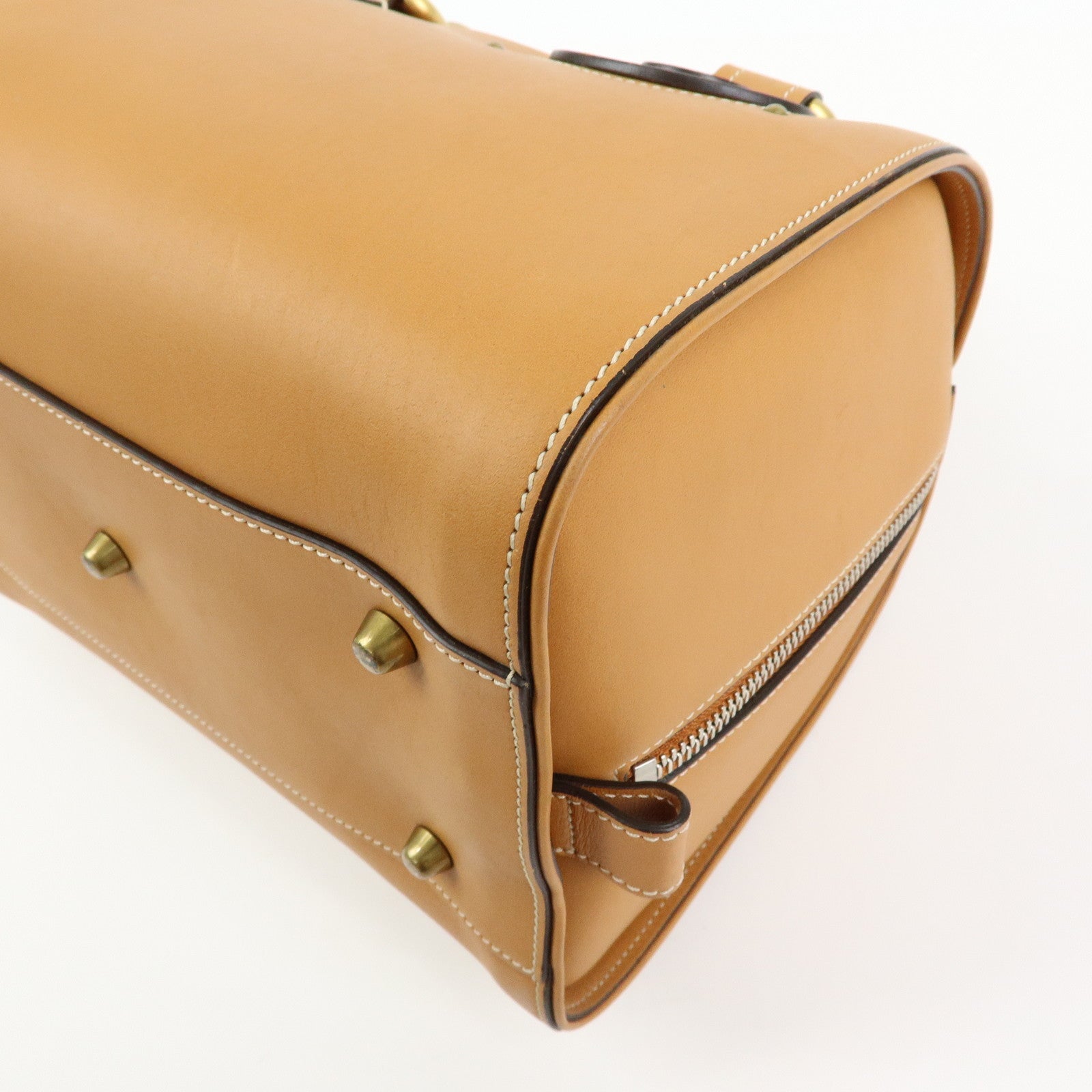 Chloe Paddington Leather 2Way Bag Hand Bag Shoulder Bag Brown