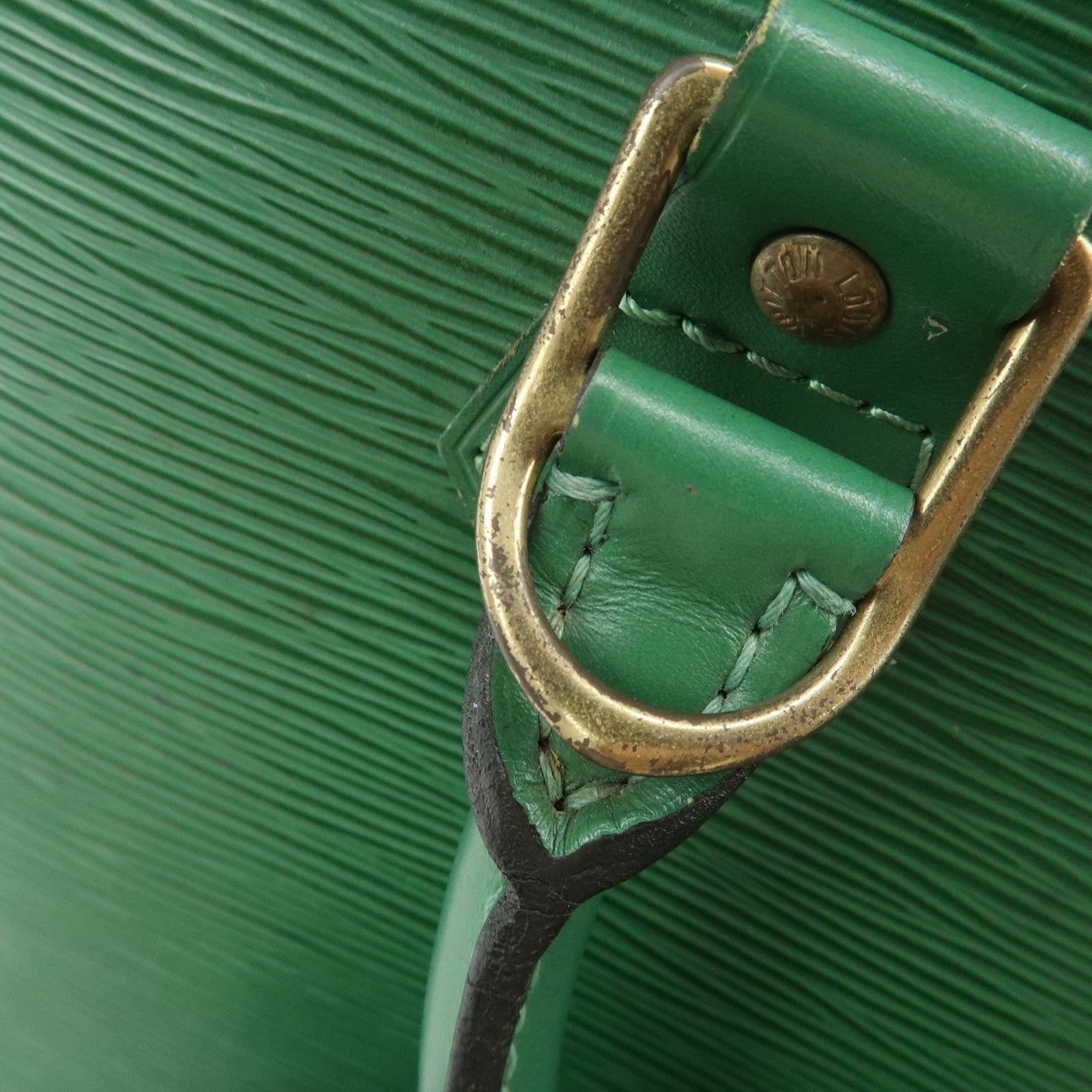 Louis Vuitton Epi Alma 2Way Bag Hand Bag Borneo Green M52144