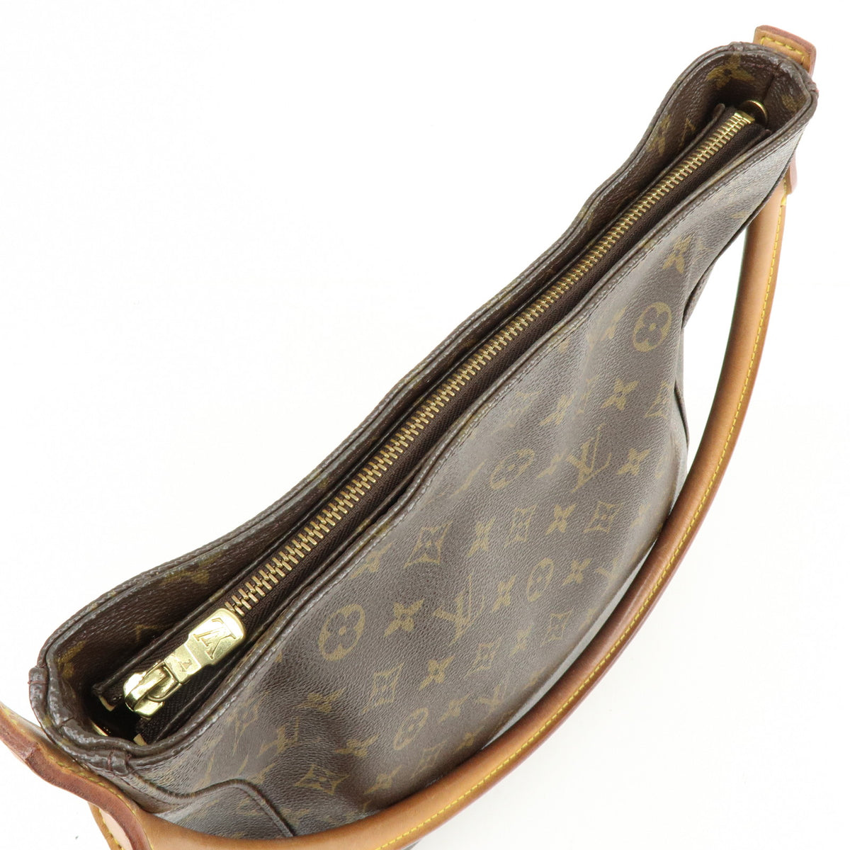 Louis Vuitton Monogram Looping GM Shoulder Bag Brown M51145