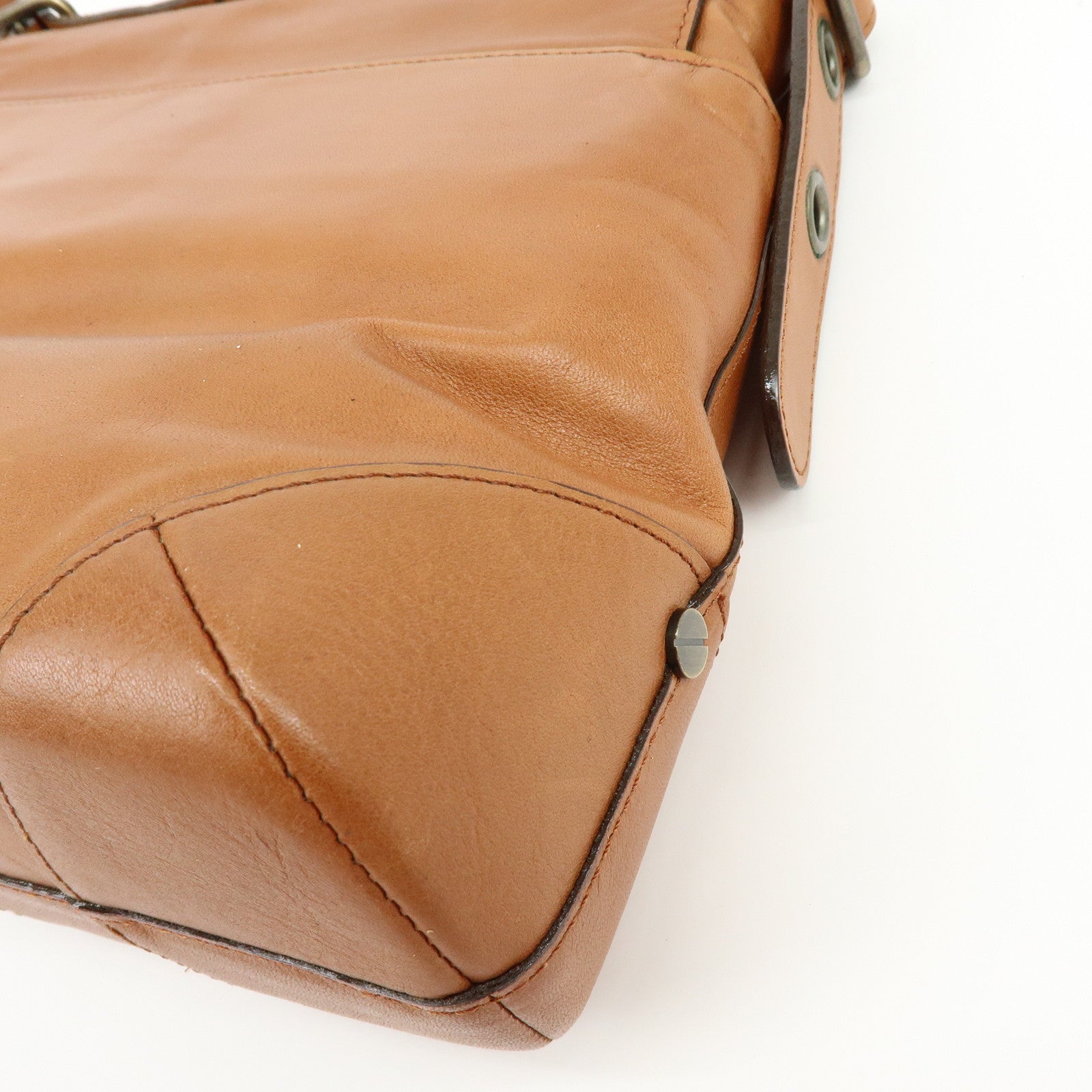 Chloe Eloise Leather Shoulder Bag Crossbody Bag Brown