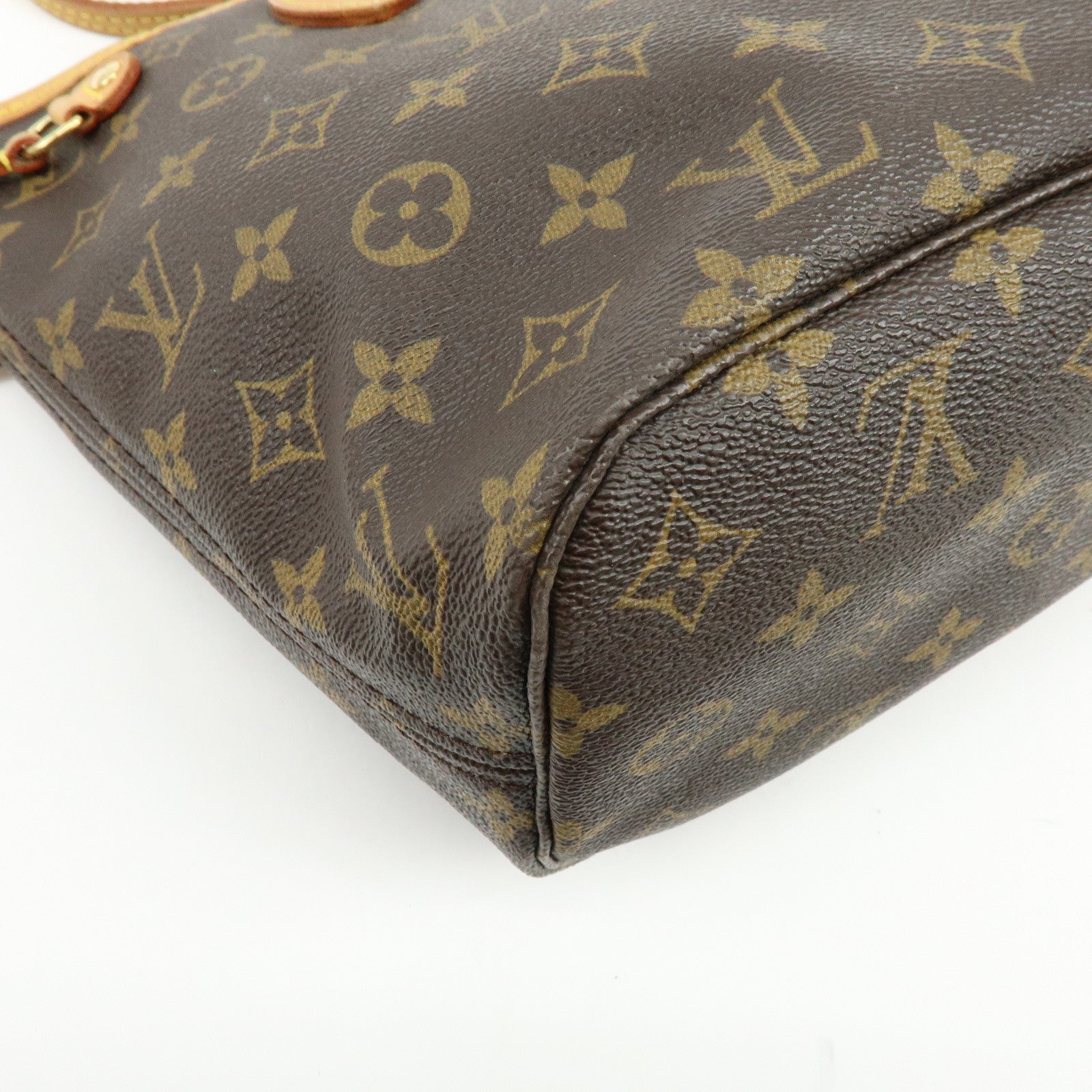 Louis Vuitton Monogram Neverfull PM Tote Bag Hand Bag Brown M40155