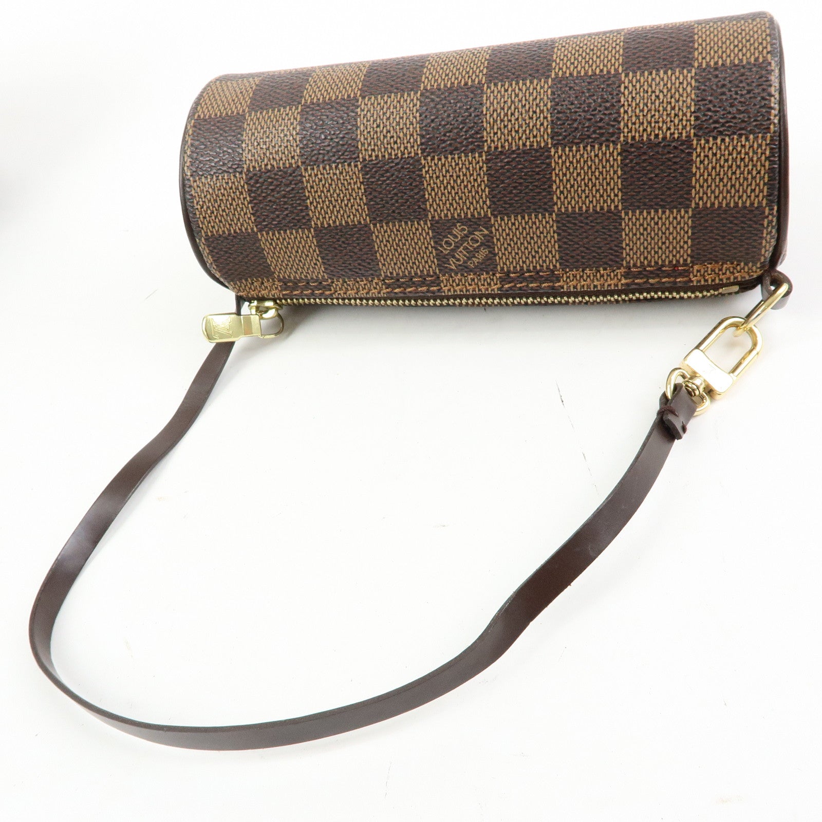 Louis Vuitton Damier Ebene Papillon 30 Hand Bag Brown N51303