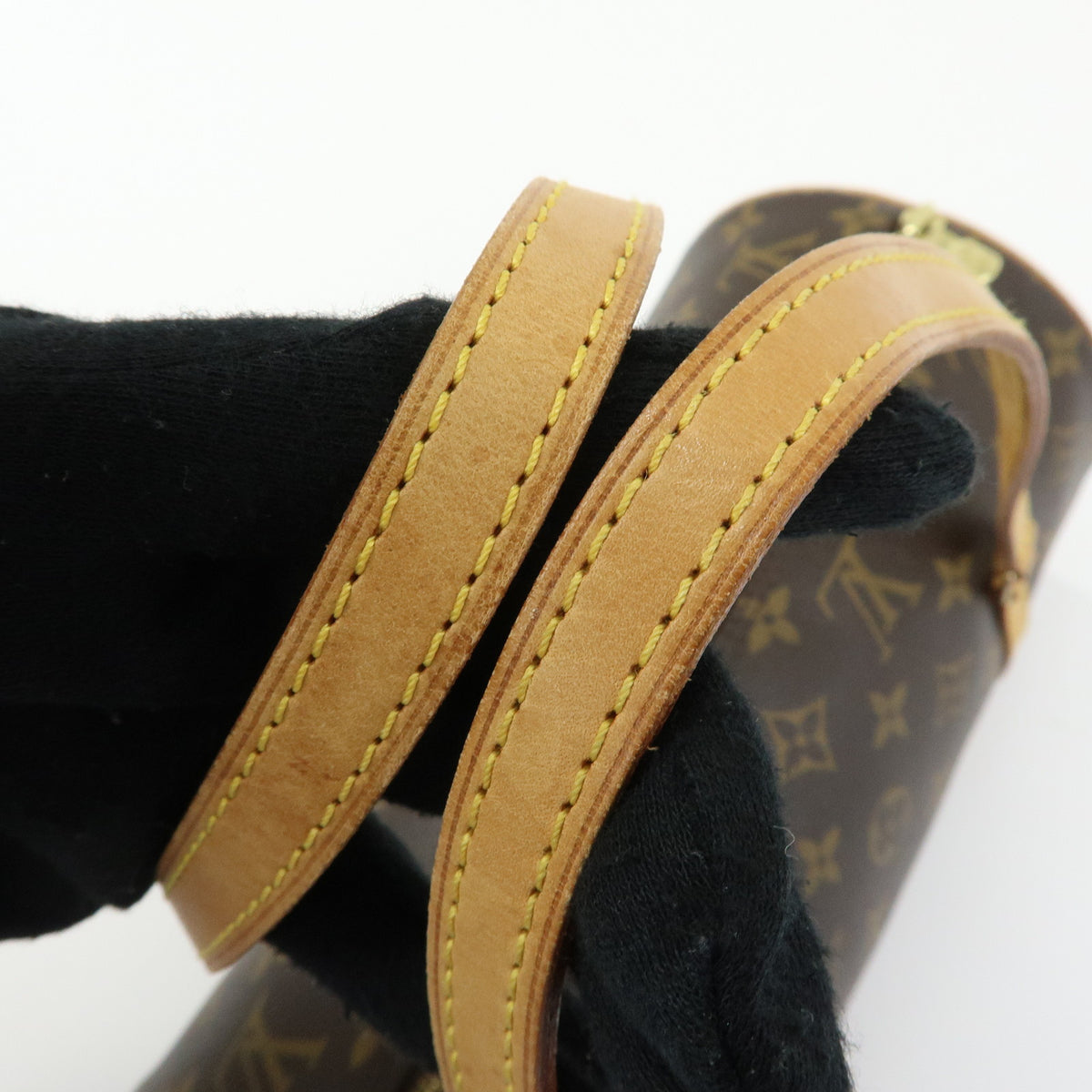 Louis Vuitton Monogram Papillon 30 Hand Bag Brown M51385