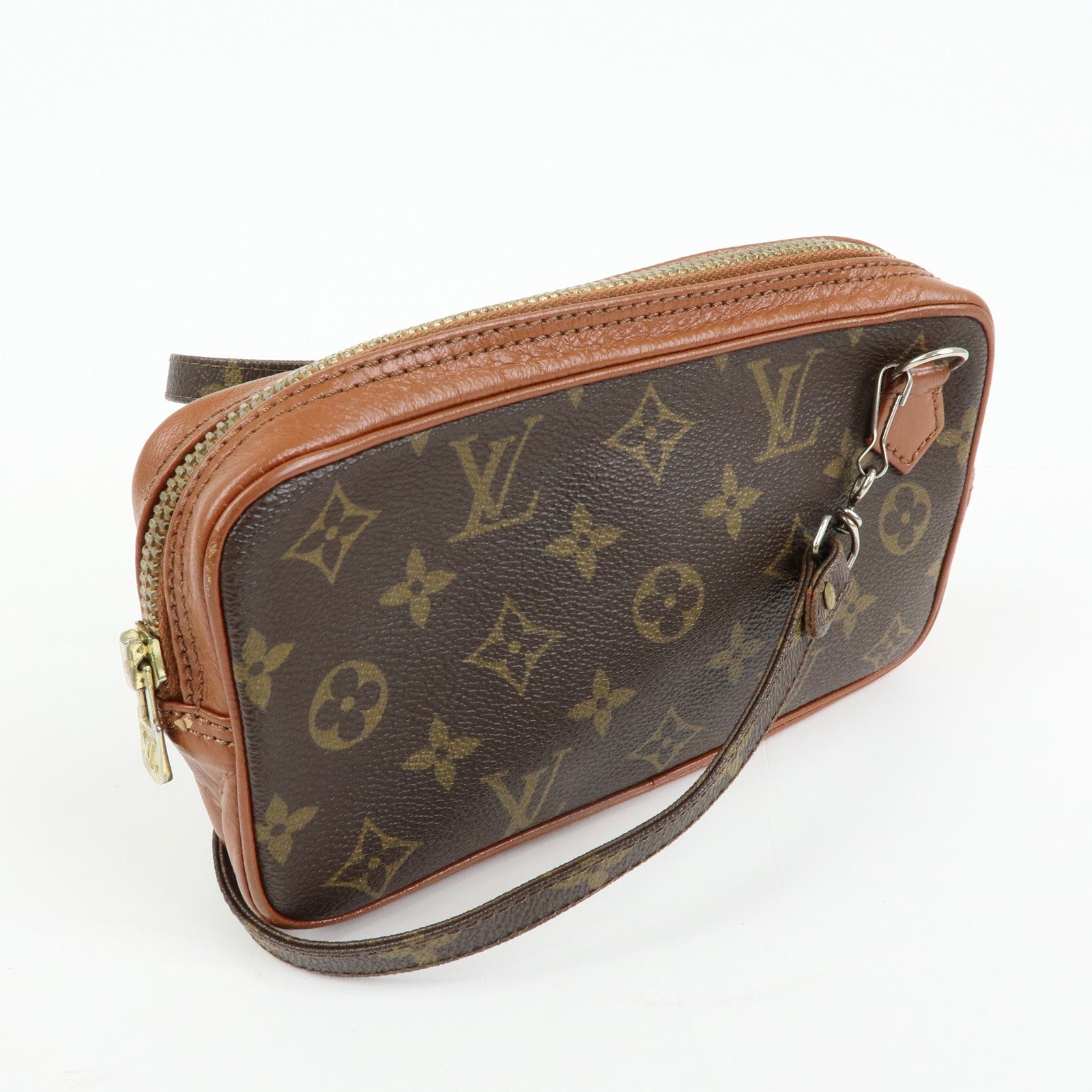Louis Vuitton Monogram Pochette Marly Bandouliere Bag Brown M51828