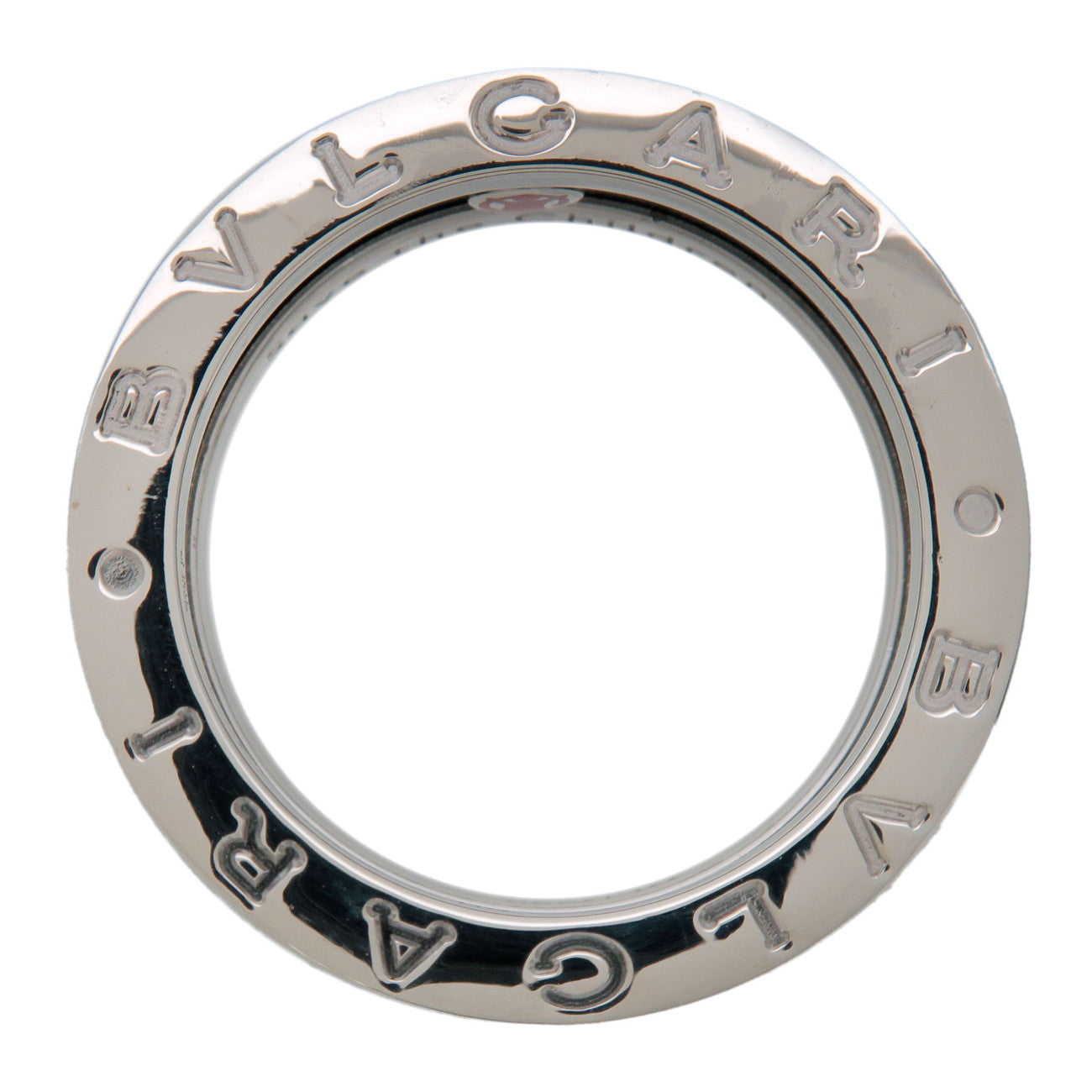 BVLGARI B-Zero1 Save the Children Ring SV925 Black Ceramic #50 US5.25