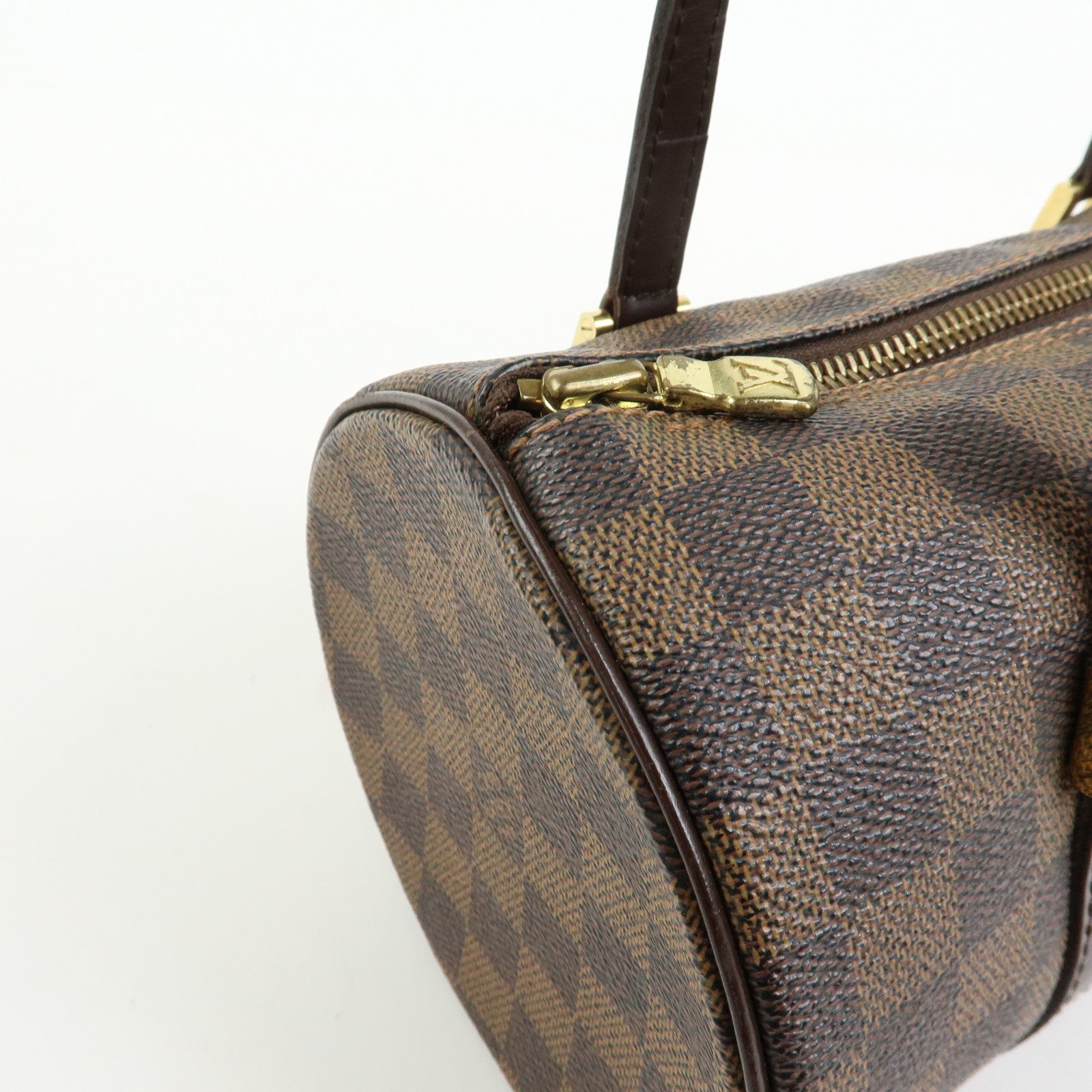 Louis Vuitton Damier Ebene Papillon 26 Hand Bag Brown N51304