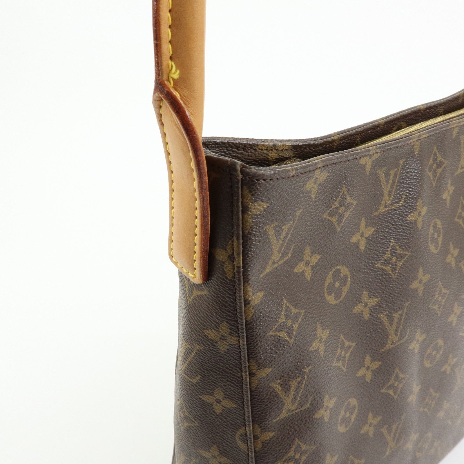 Louis Vuitton Monogram Looping GM Shoulder Bag Brown M51145