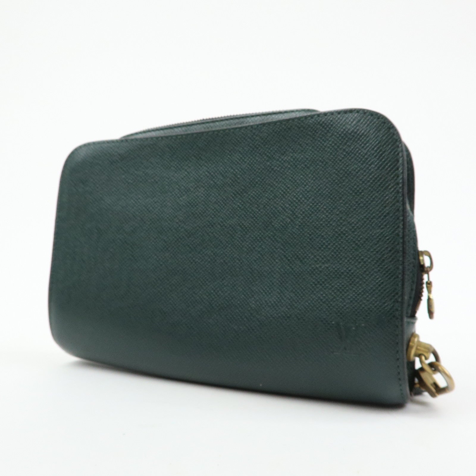 Louis Vuitton Taiga Baikal Clutch Bag Pouch Epicea M30184