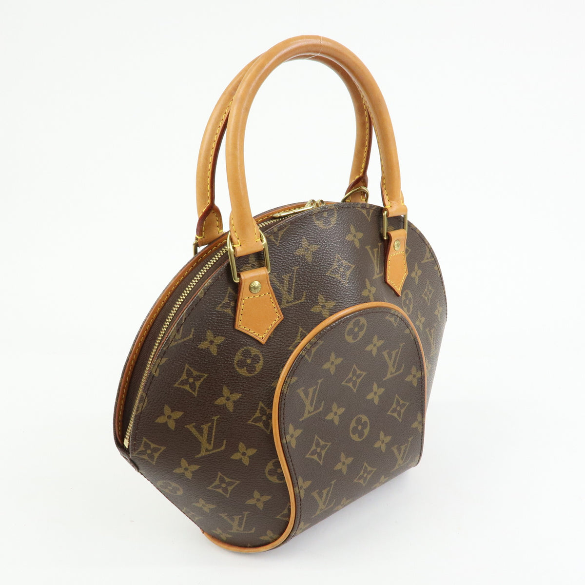 Louis Vuitton Monogram Ellipse PM Hand Bag Brown M51127