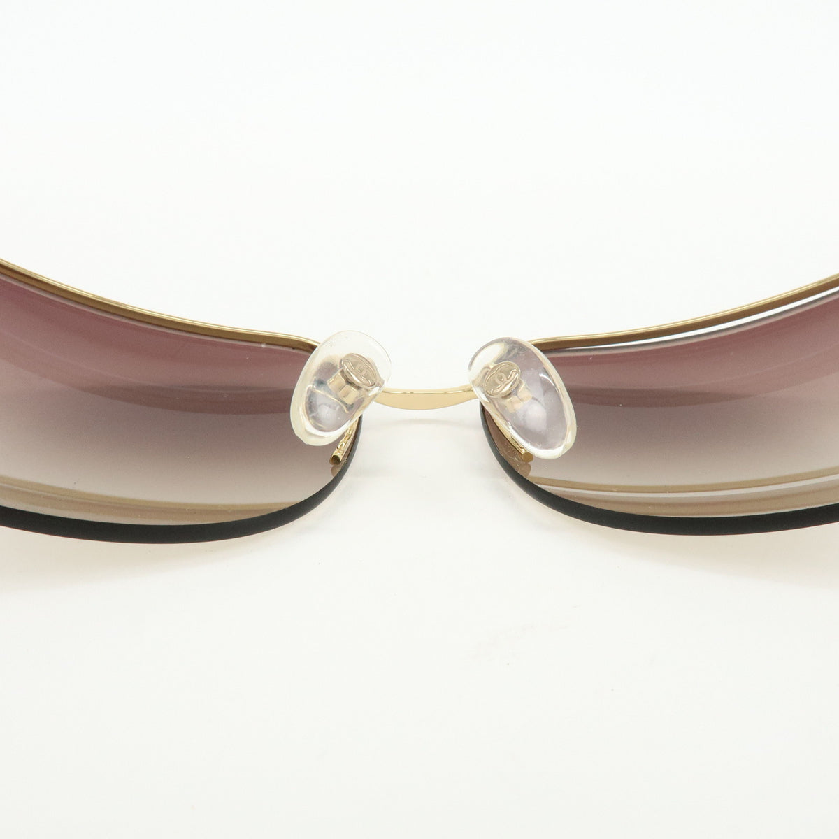 CHANEL Plastic Sunglasses AC1755967 65 □16 120 Brown Gold