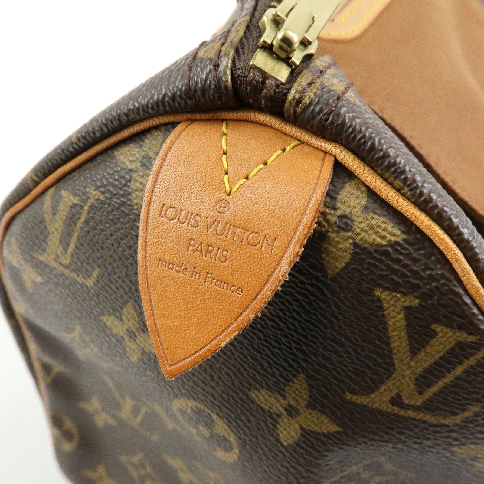 Louis Vuitton Monogram Speedy 30 Boston Bag Hand Bag Brown M41526