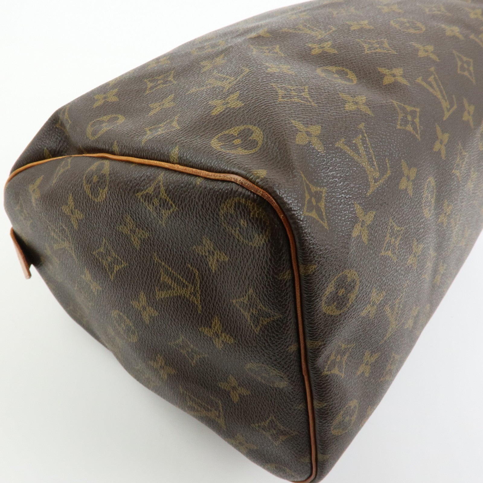 Louis Vuitton Monogram Speedy 35 Boston Bag Hand Bag Brown M41524