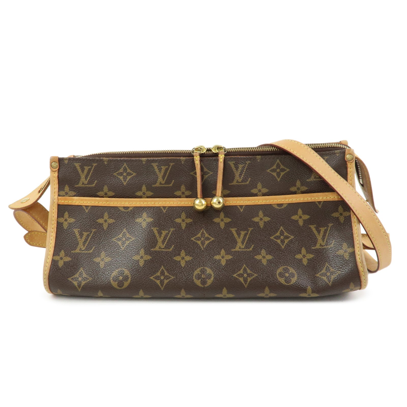 Louis Vuitton Monogram Popincourt Long Shoulder Bag Brown M40008