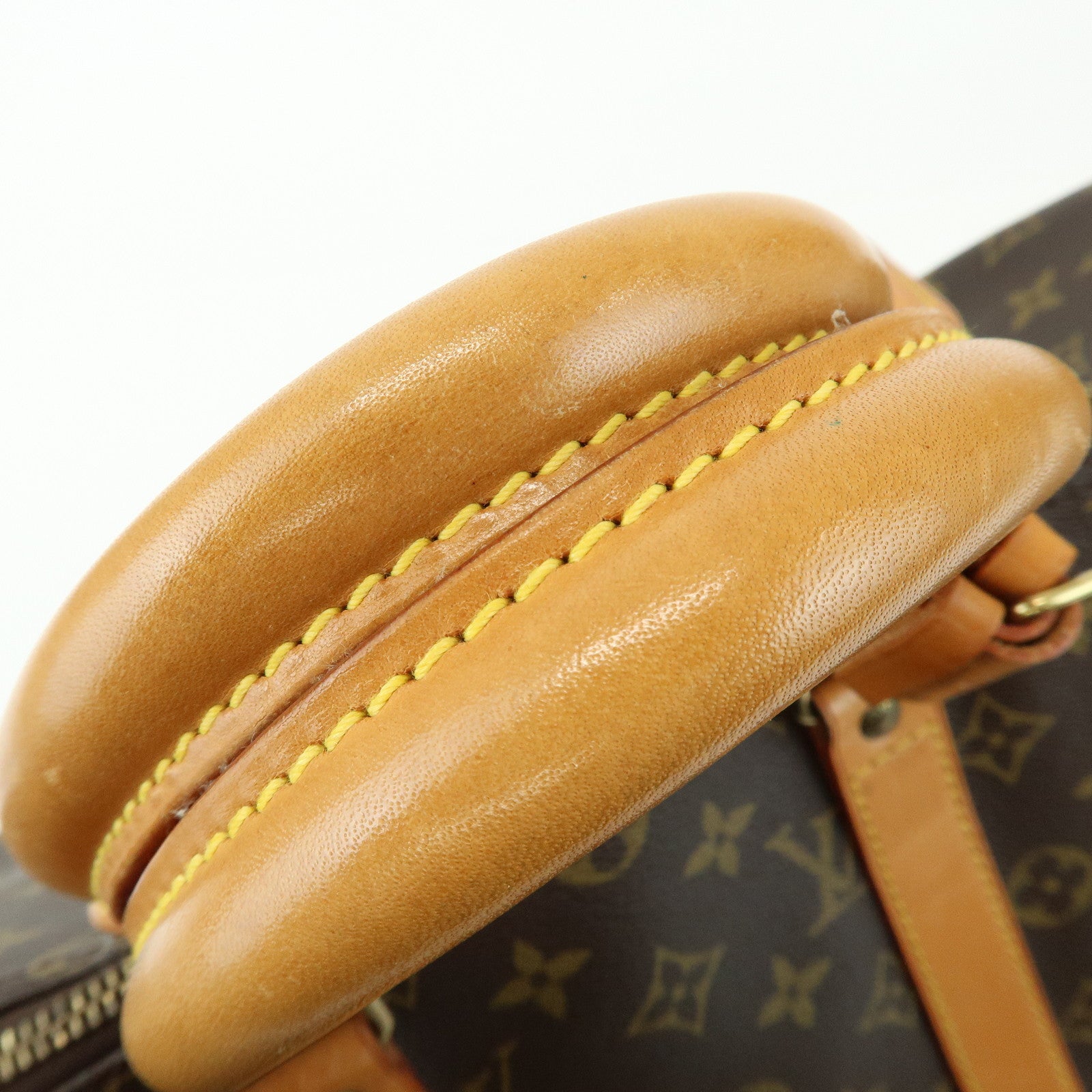 Louis Vuitton Monogram Keep All 45 CanvasBoston Bag Brown M41428