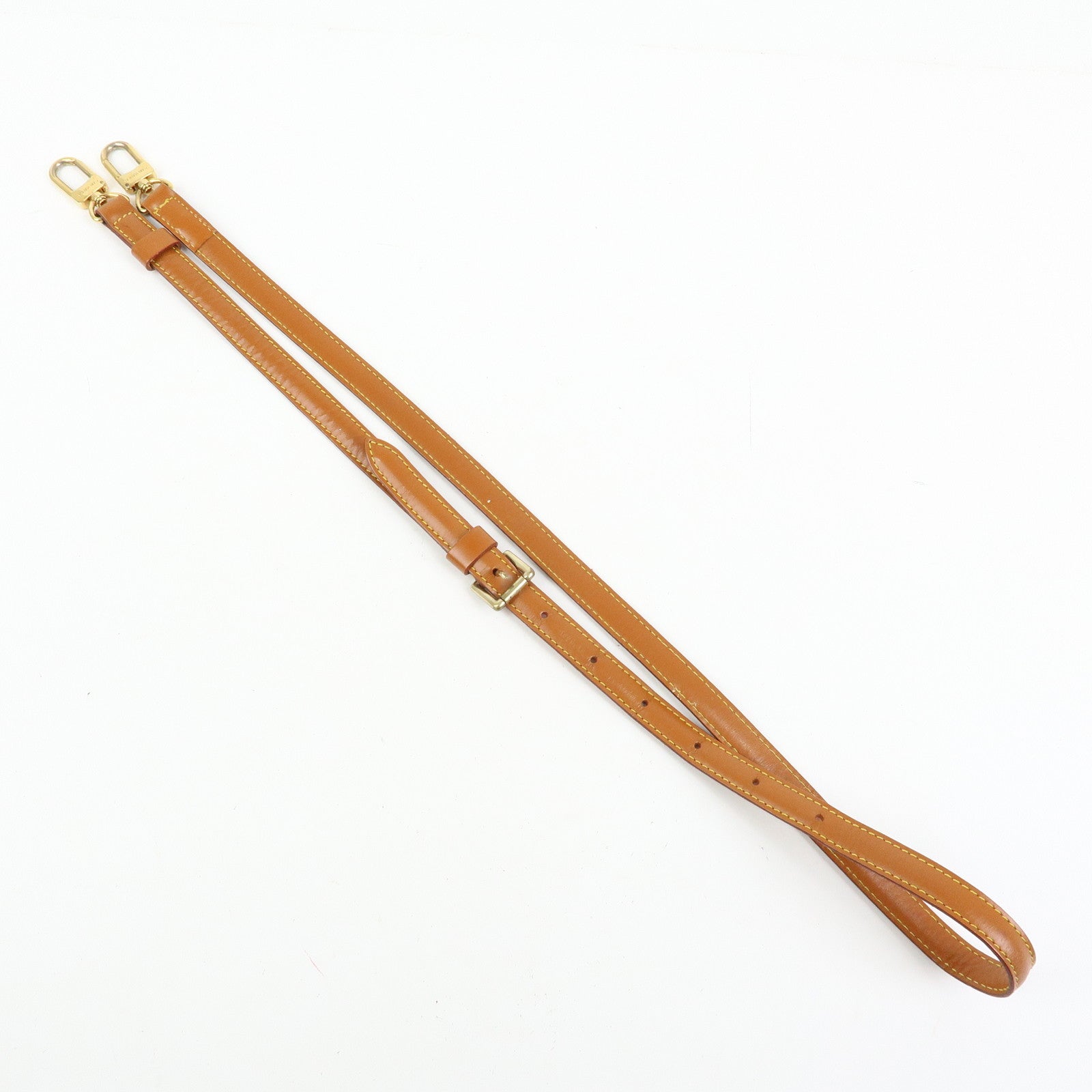 Louis Vuitton Adjustable Leather Shoulder Strap For Epi Bag Zipang Gold
