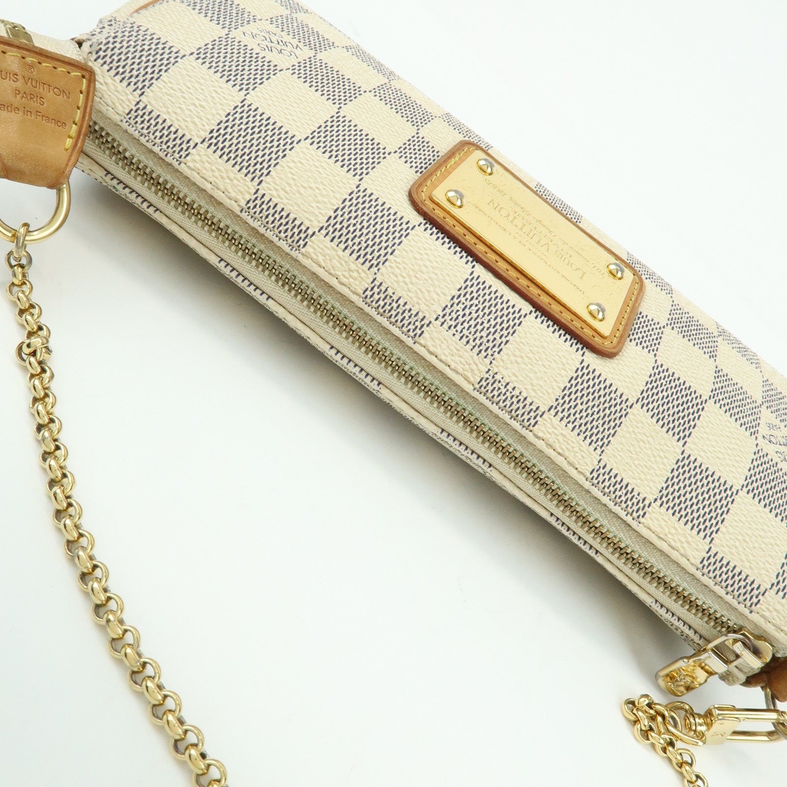 Louis Vuitton Damier Azur Eva 2Way Bag Hand Bag Shoulder Bag N55214