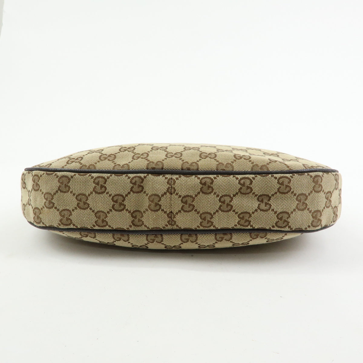 GUCCI GG Canvas Leather Shoulder Bag Crossbody Bag Beige Brown 122790