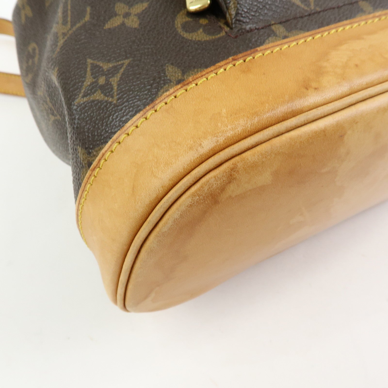 Louis Vuitton Monogram Montsouris MM Backpack Rucksack Brown M51136