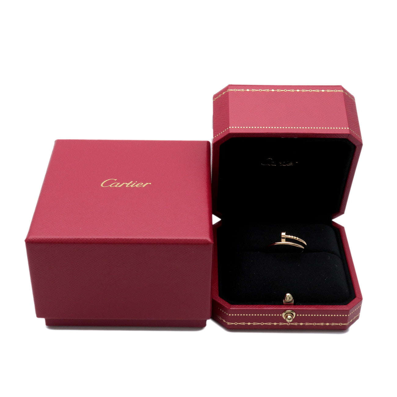 Cartier Juste un Clou Ring SM K18 750YG Yellow Gold #55 US7.5