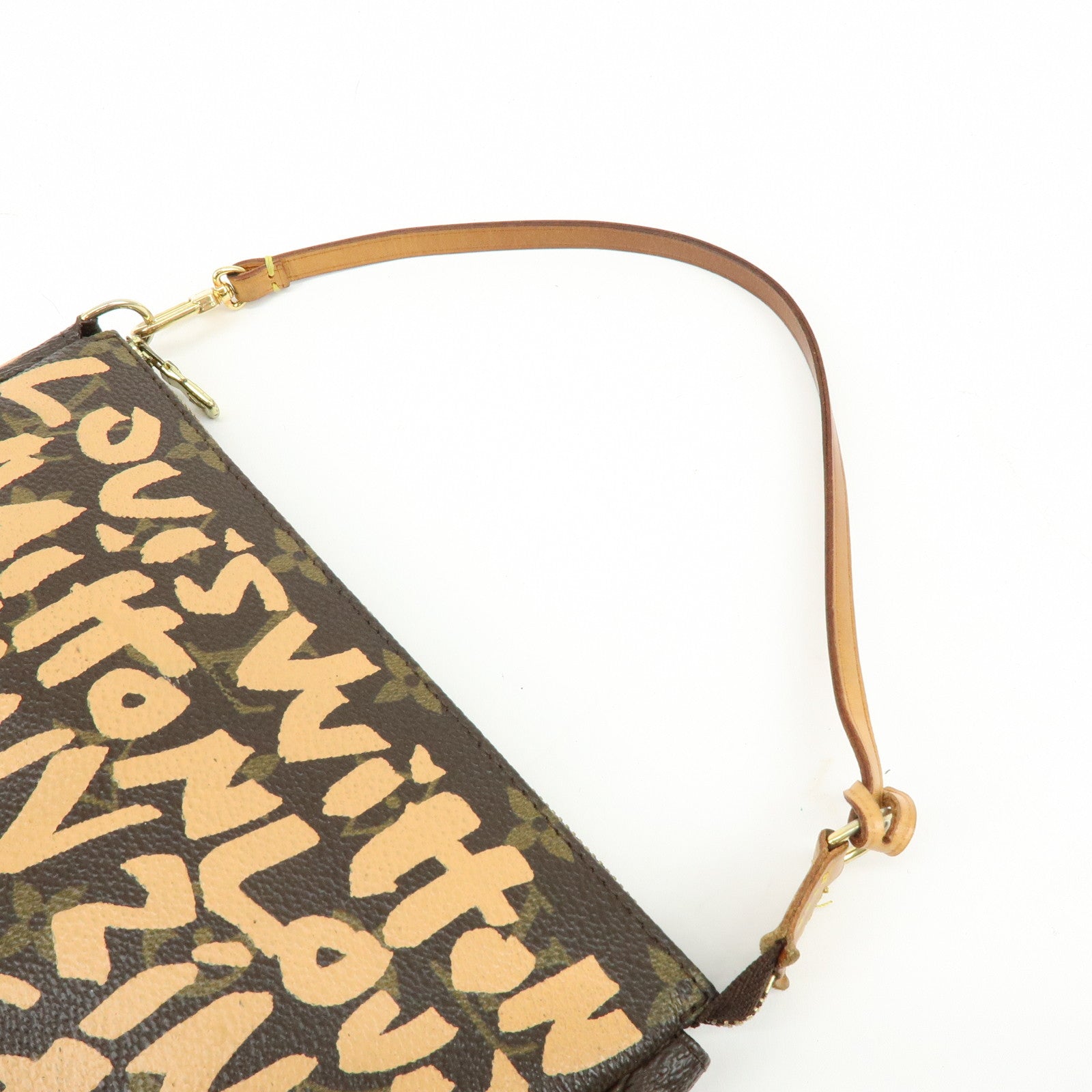 Louis Vuitton Monogram Graffiti Pochette Accessoires Hand Bag M92193