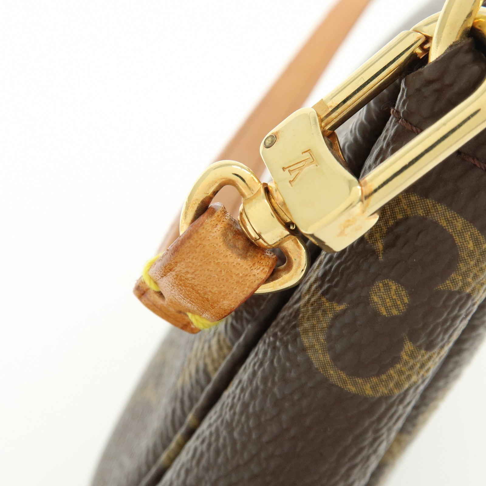 Louis Vuitton Monogram Pochette Accessoires Hand Bag Brown M51980