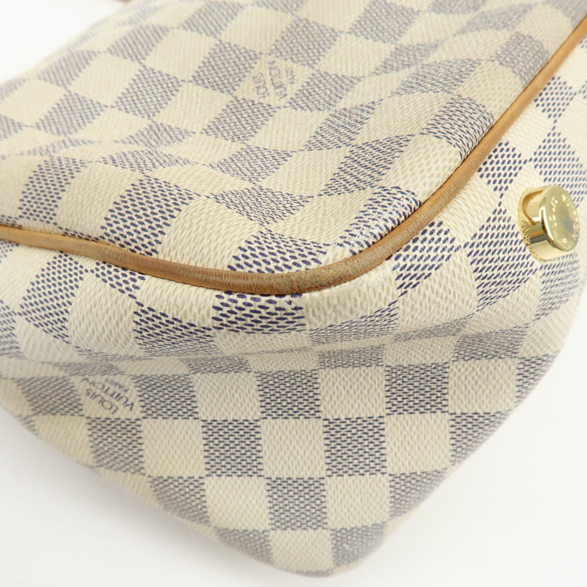 Louis Vuitton Damier Azur Canvas Figheri PM Tote Shoulder Bag N41176