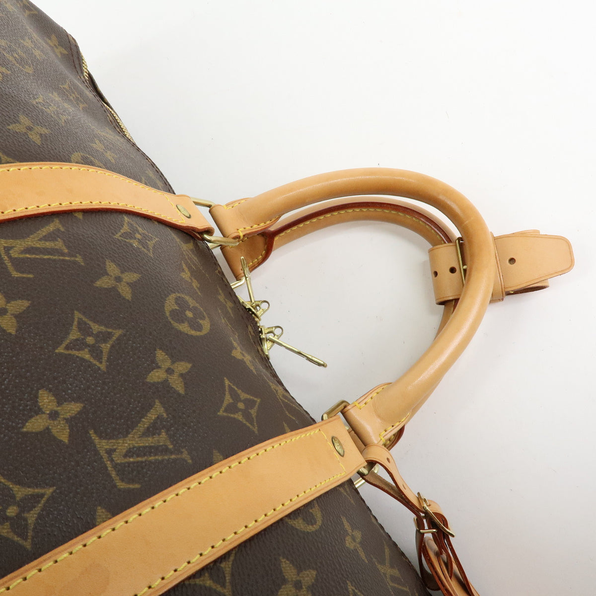 Louis Vuitton Monogram Keep All 50 Boston Bag Brown M41426